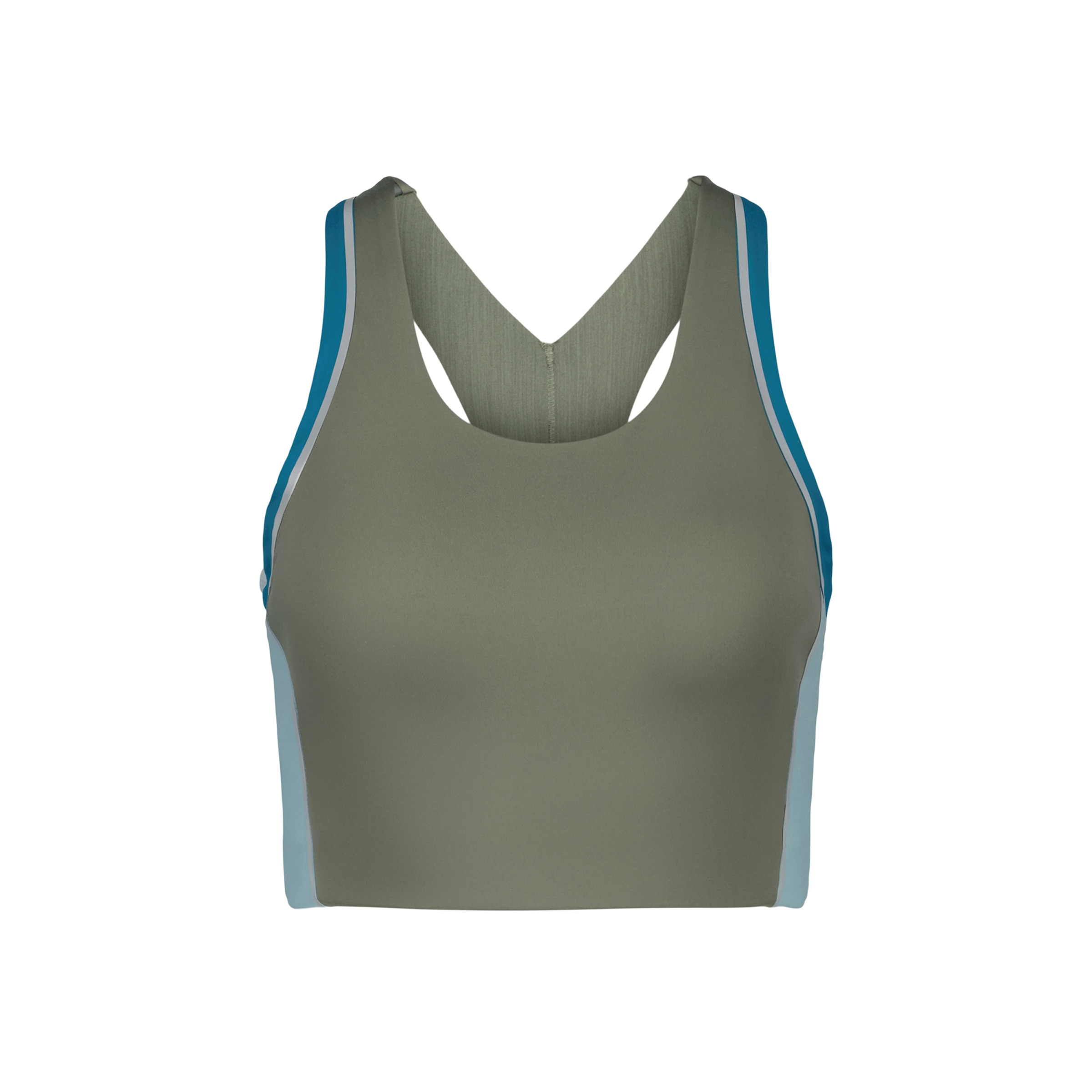 Top de Compressão de Training de Mulher Musgo-4