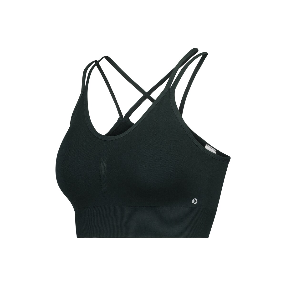 Top Seamless de Yoga de Mulher Verde-escuro-4