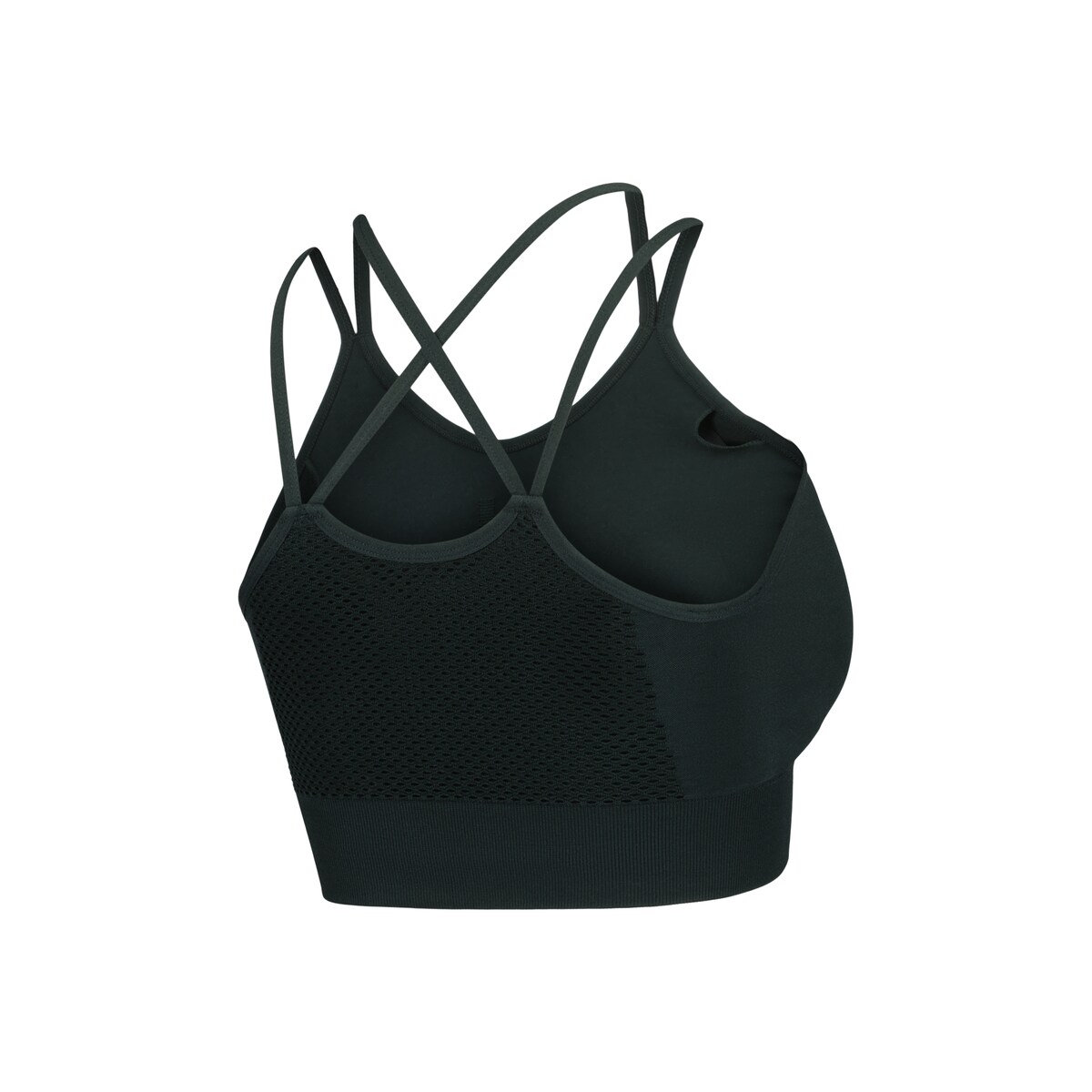 Top Seamless de Yoga de Mulher Verde-escuro-5