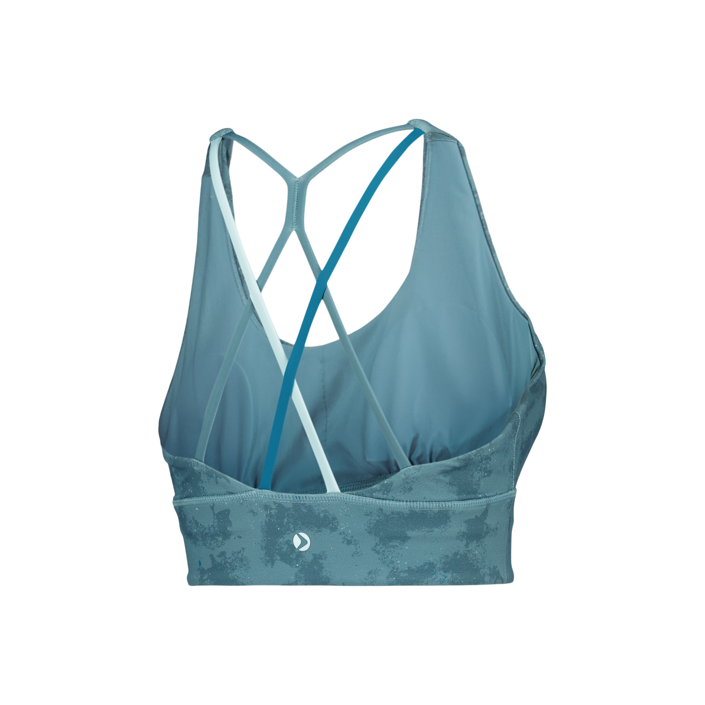 Top de tirante cruzado de yoga de mujer Boomerang - Azul pálido Azul pálido-5