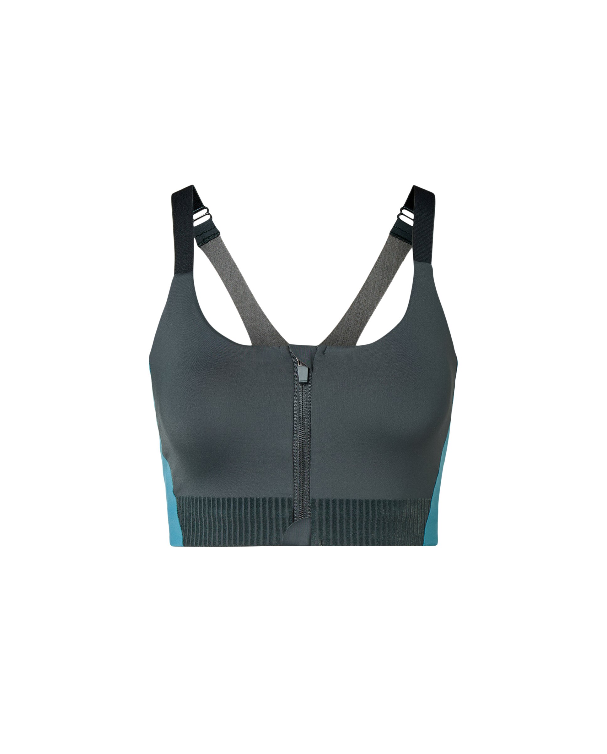 Top con cremallera training de mujer Boomerang - 530 Verde oscuro 530 Verde oscuro-4