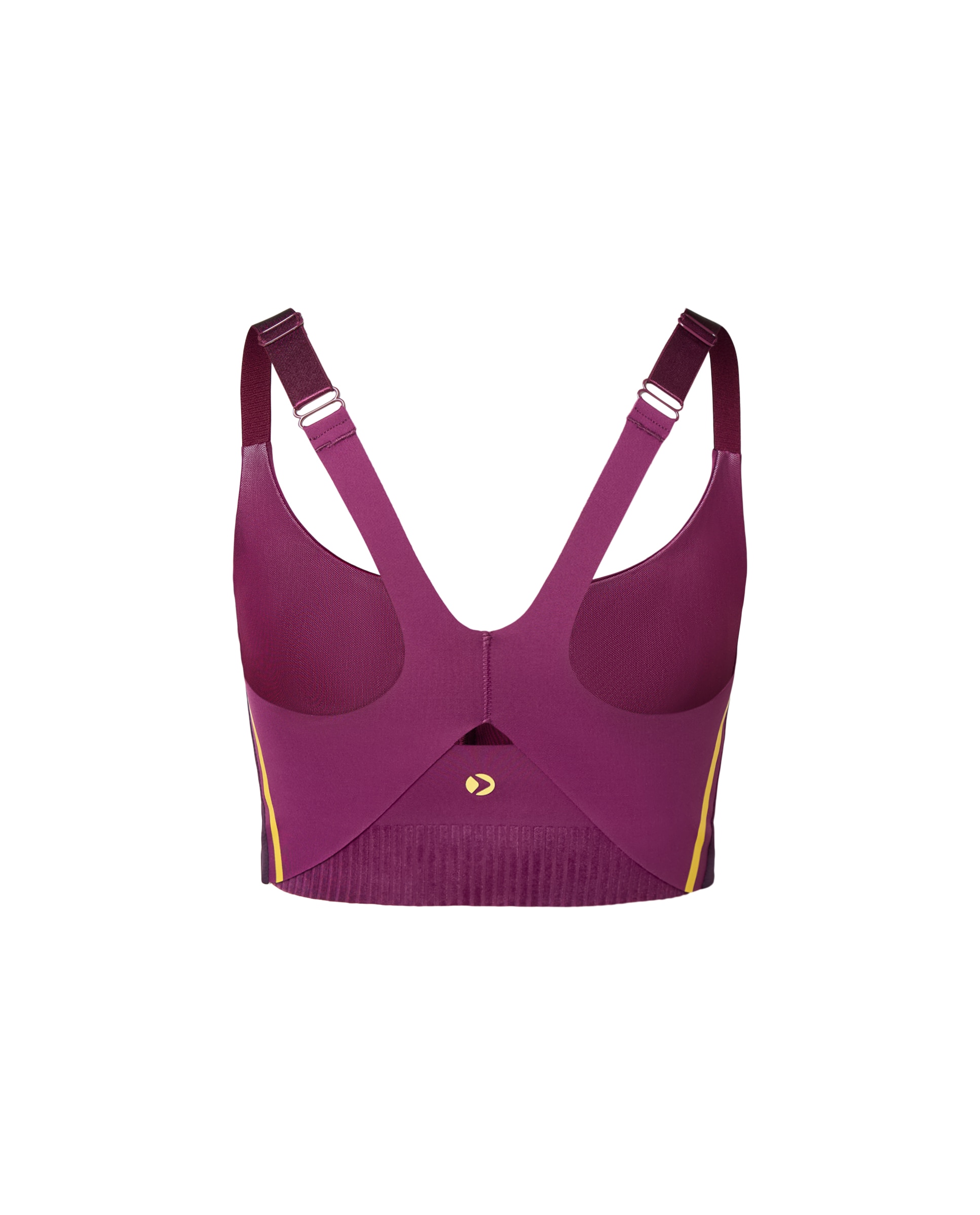 Top de Training de Mulher com Fecho de Correr Bordeaux-5