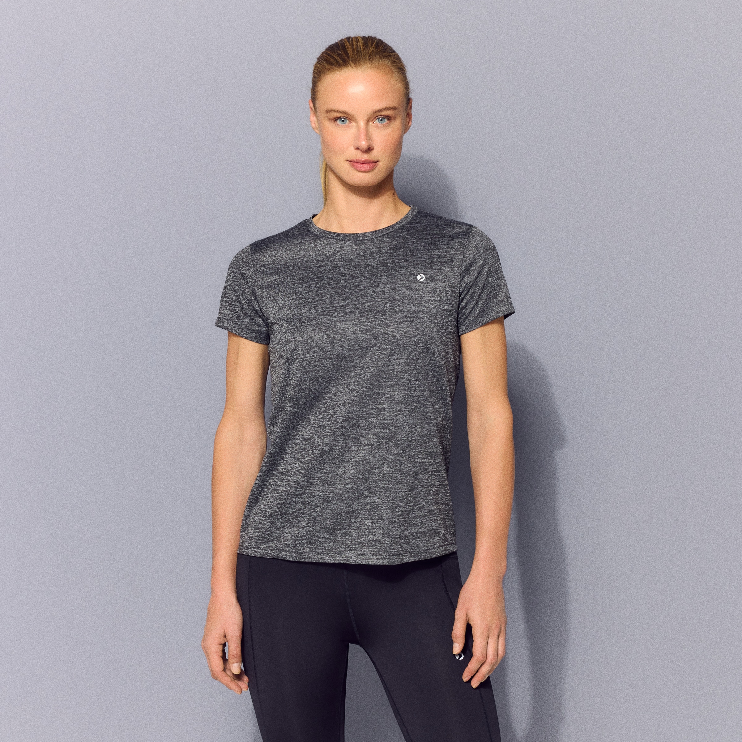 Camiseta de running de mujer Boomerang - Gris Gris-1