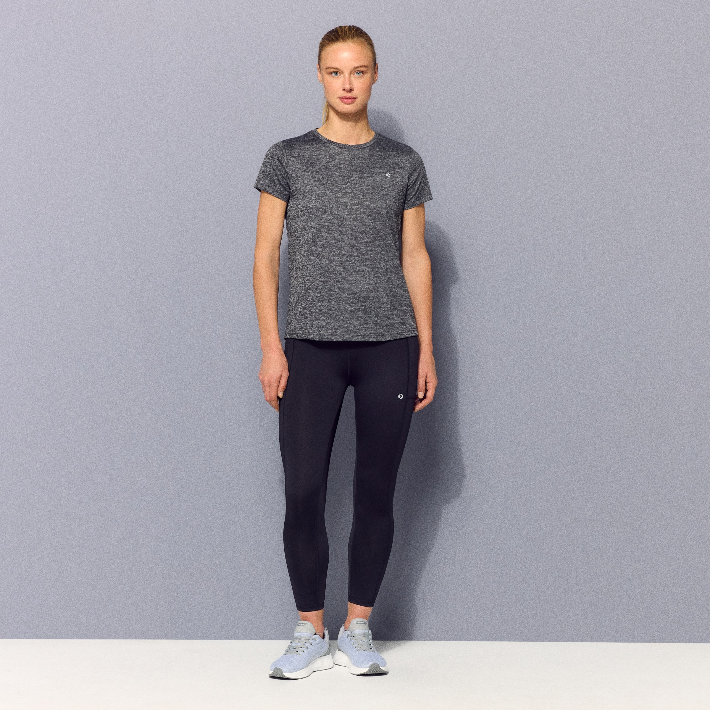 Camiseta de running de mujer Boomerang - Gris Gris-2