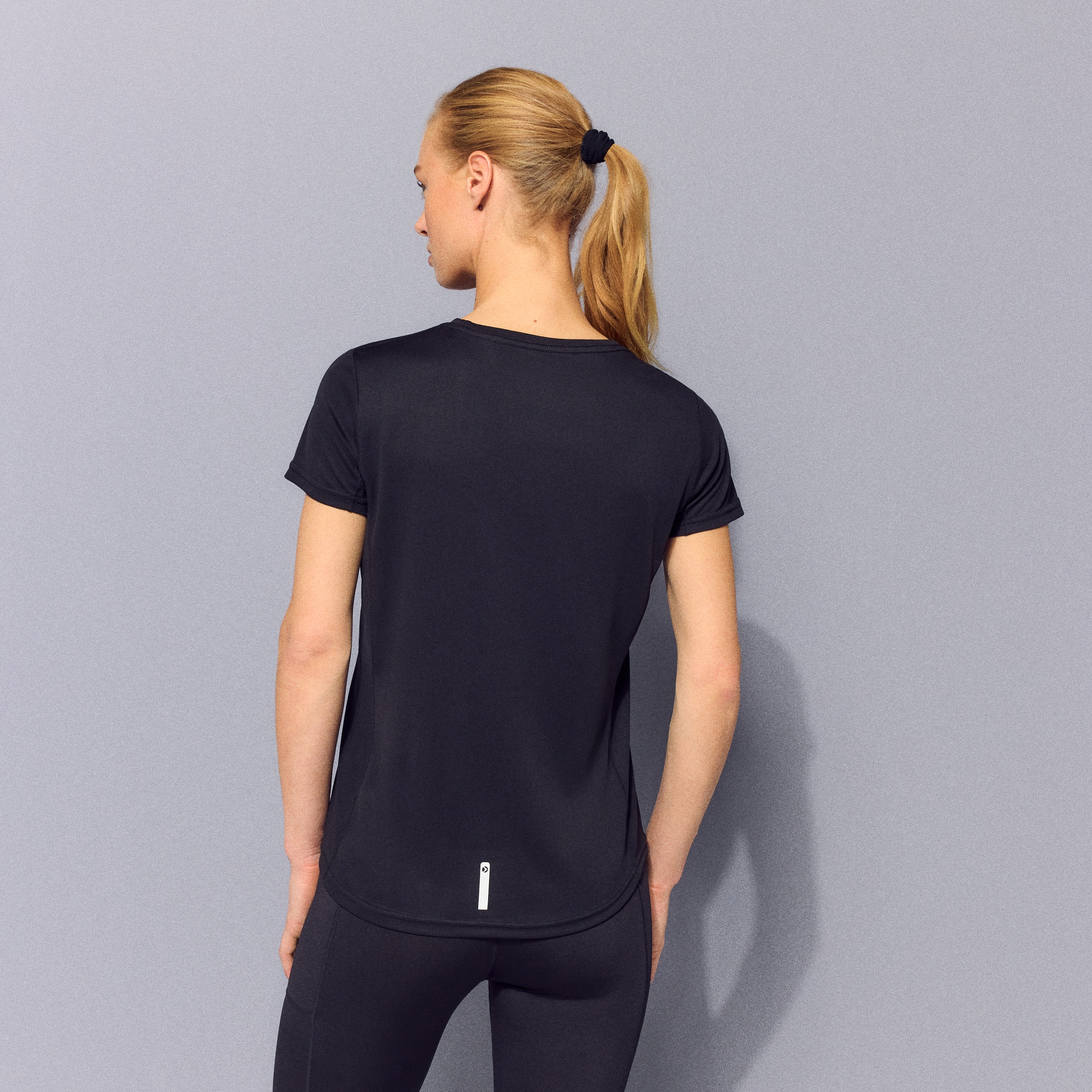 Camiseta de running de mujer Boomerang - Negro Negro-3
