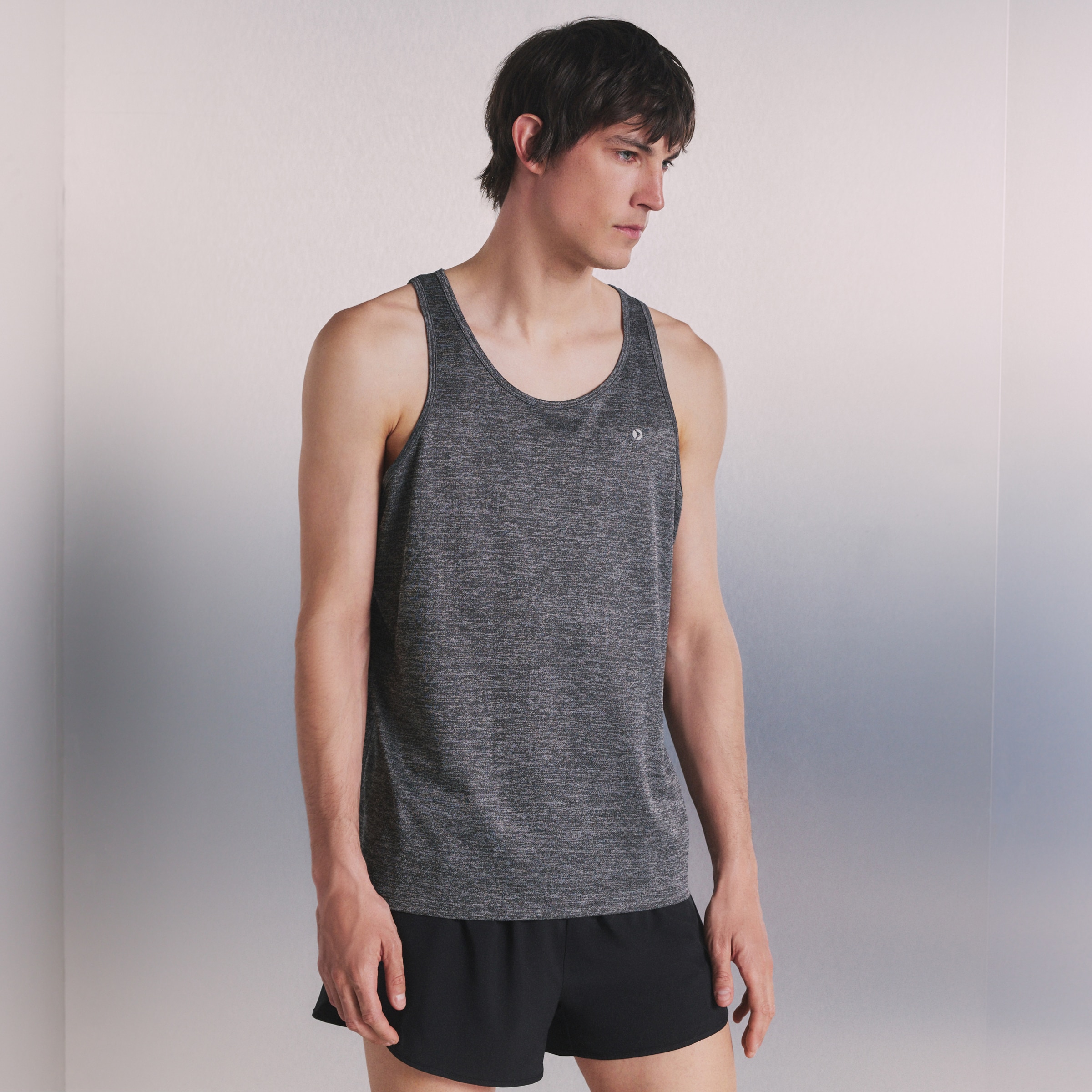 Camiseta de running de hombre Boomerang - Gris Gris-1