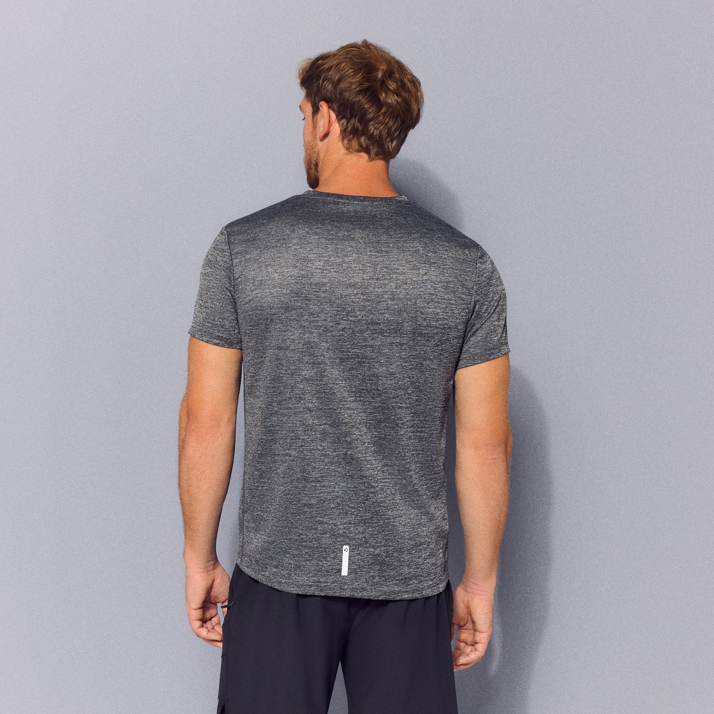 Camiseta de running de hombre Boomerang - Gris Gris-3