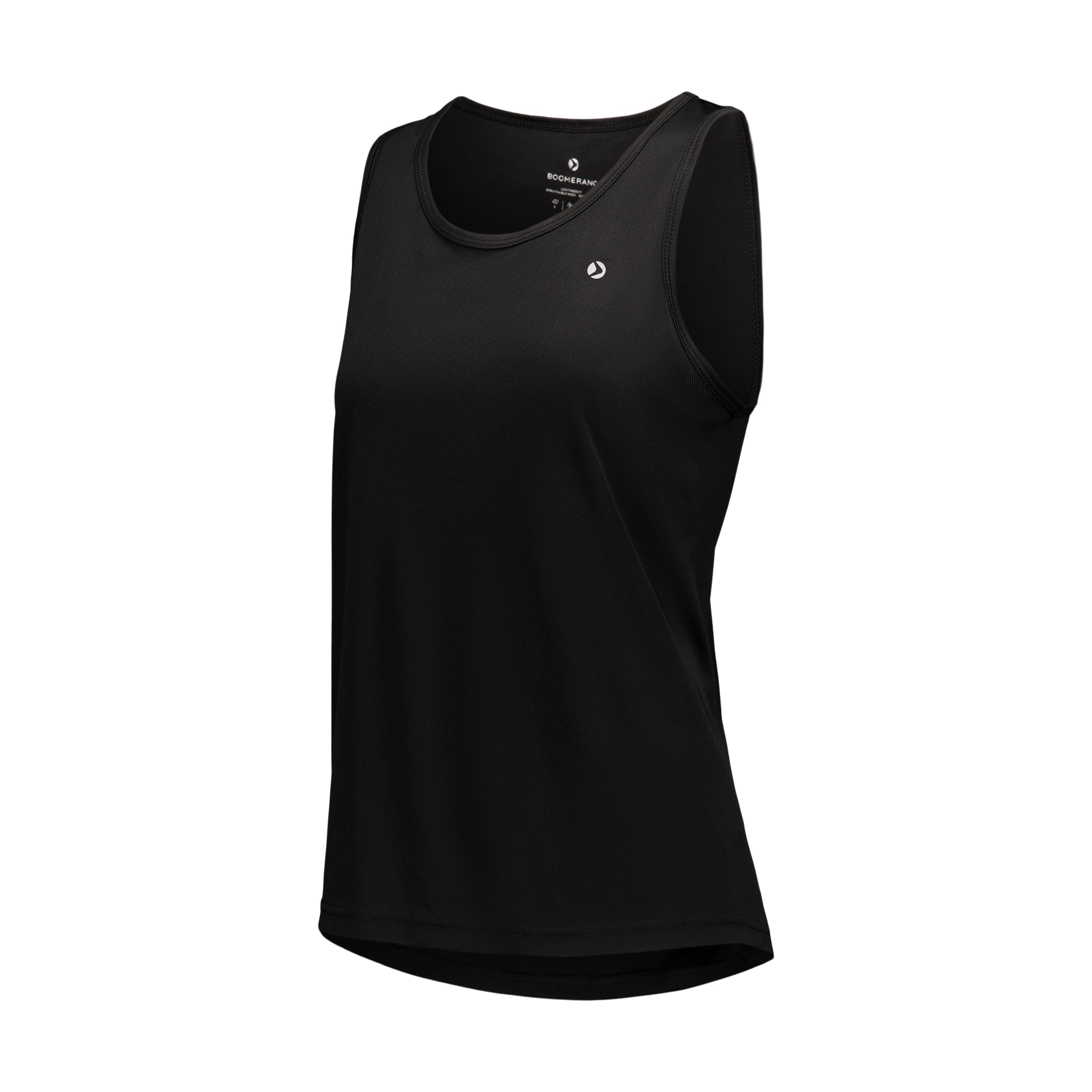 Tank de running de mujer Boomerang - Negro Negro-4