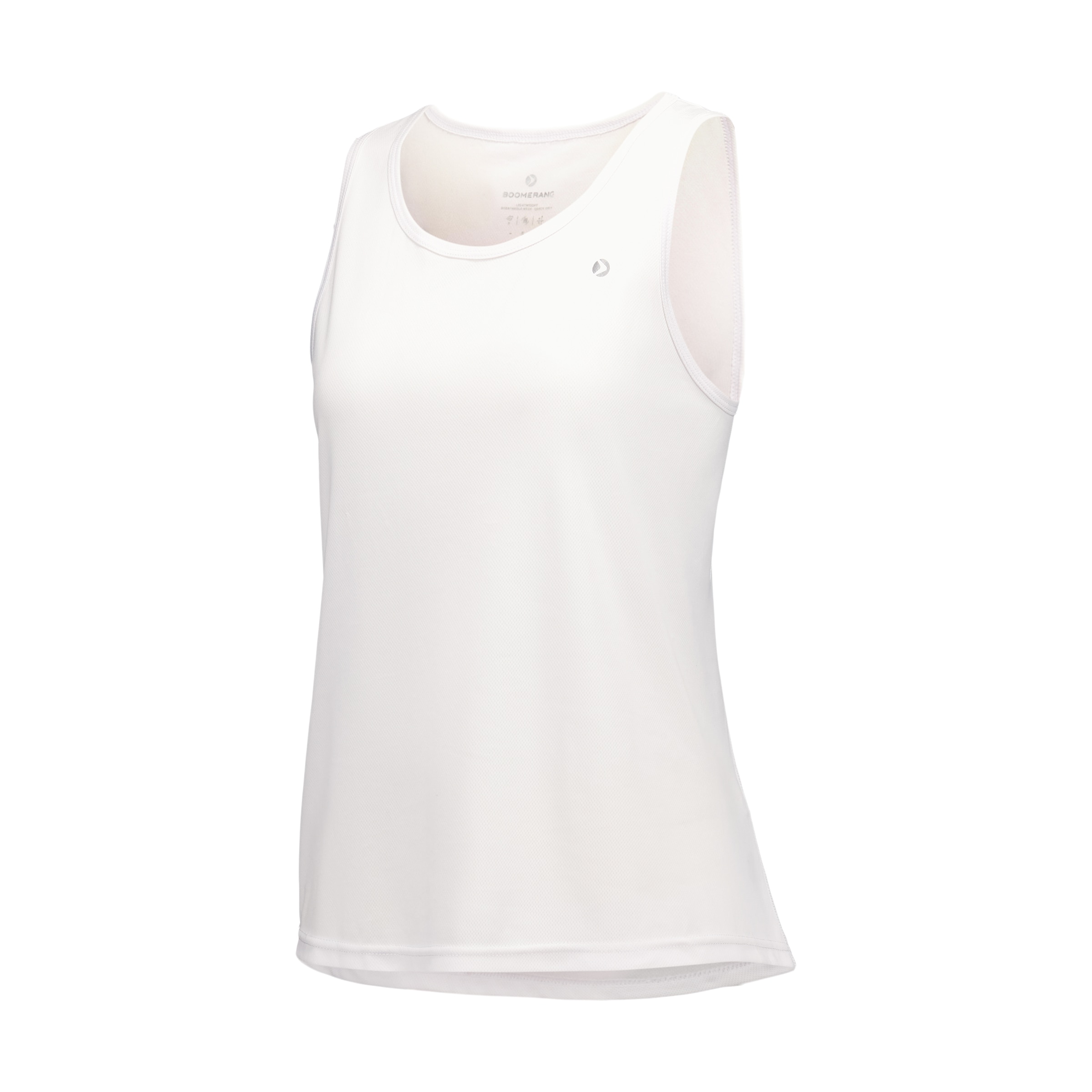 Tank Top de Running de Mulher Branco-4