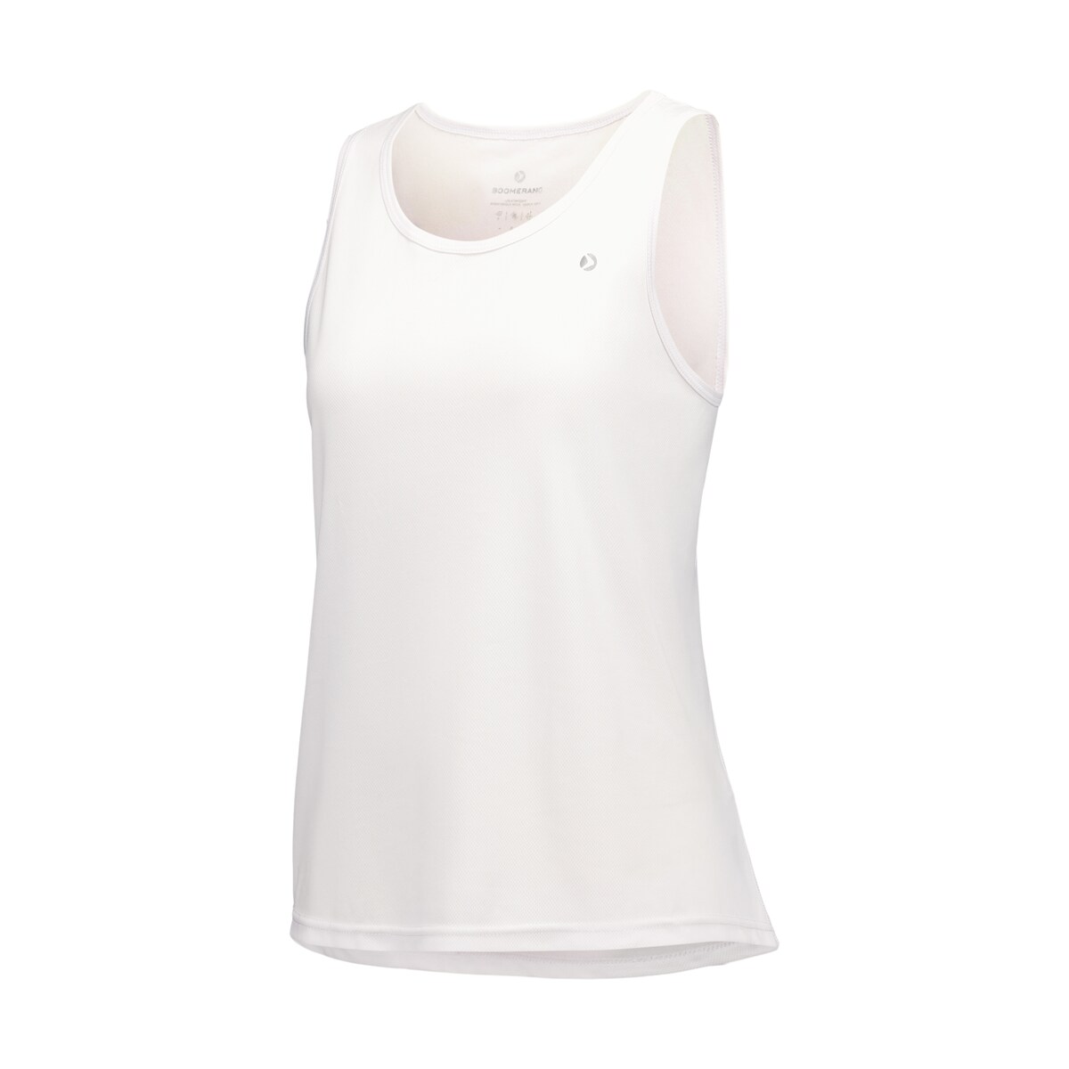 Tank Top de Running de Mulher Branco-4