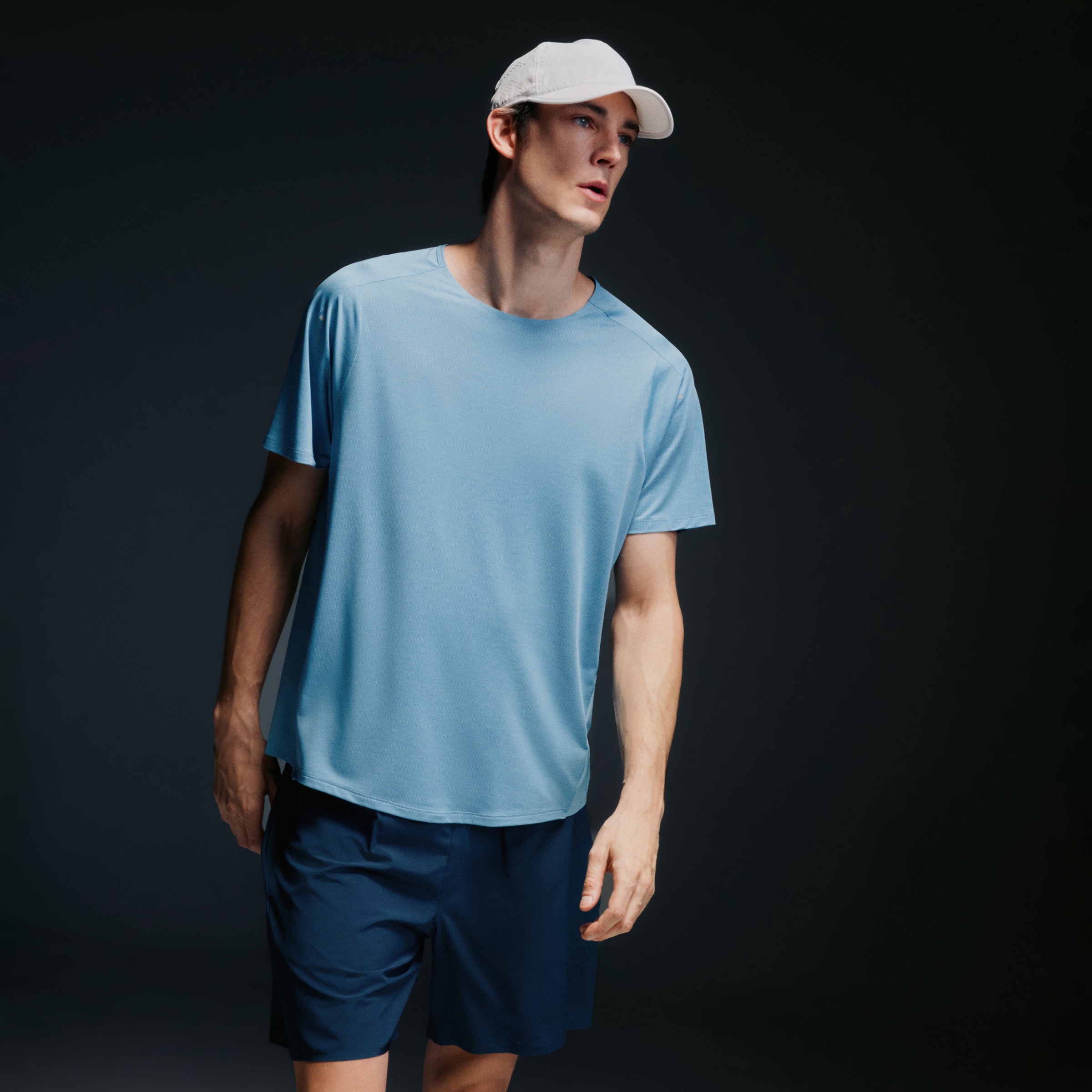 Camiseta de running de hombre Boomerang - Azul Azul-1