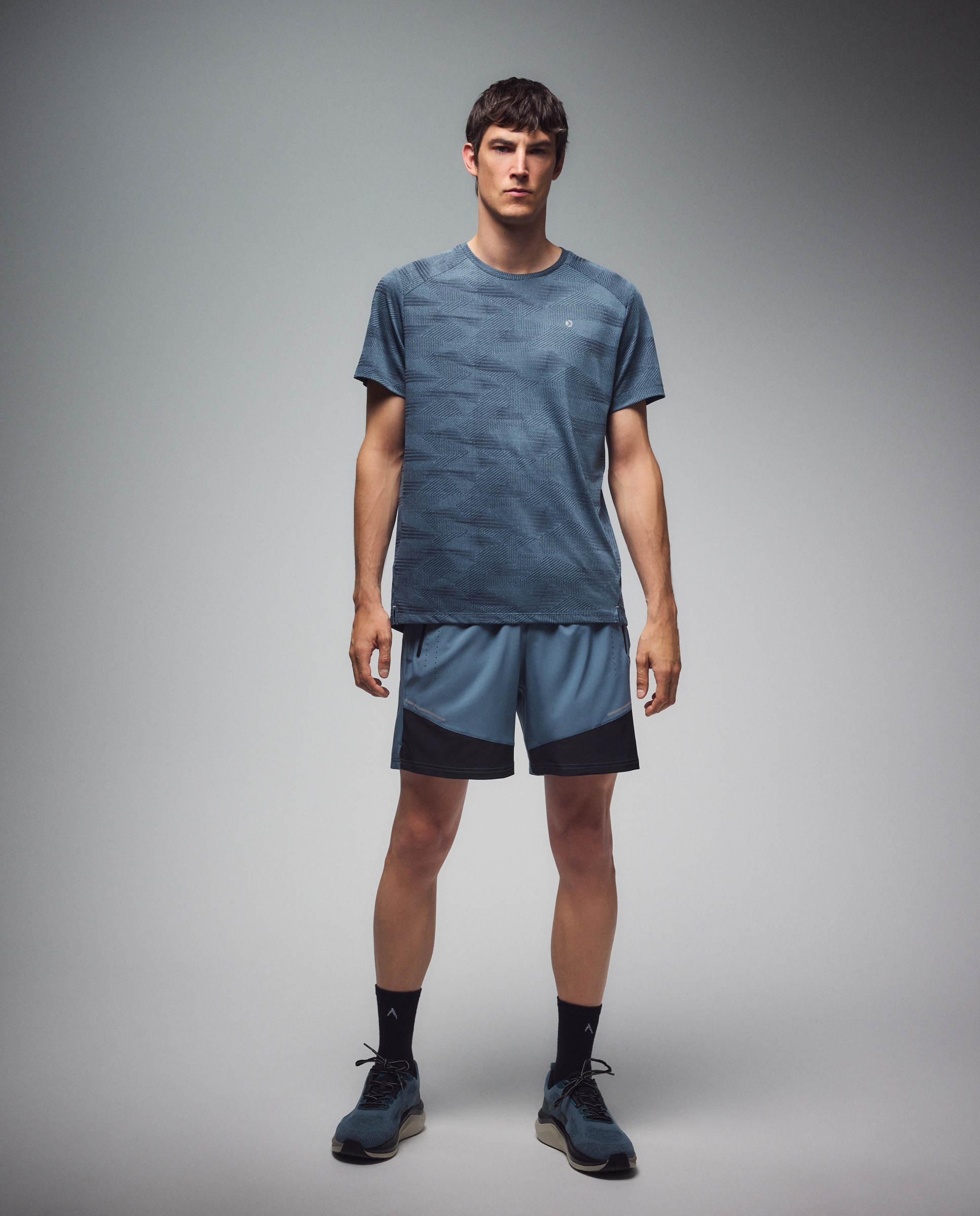 Camiseta de running de Boomerang de hombre - 400 Azul 400 Azul-2