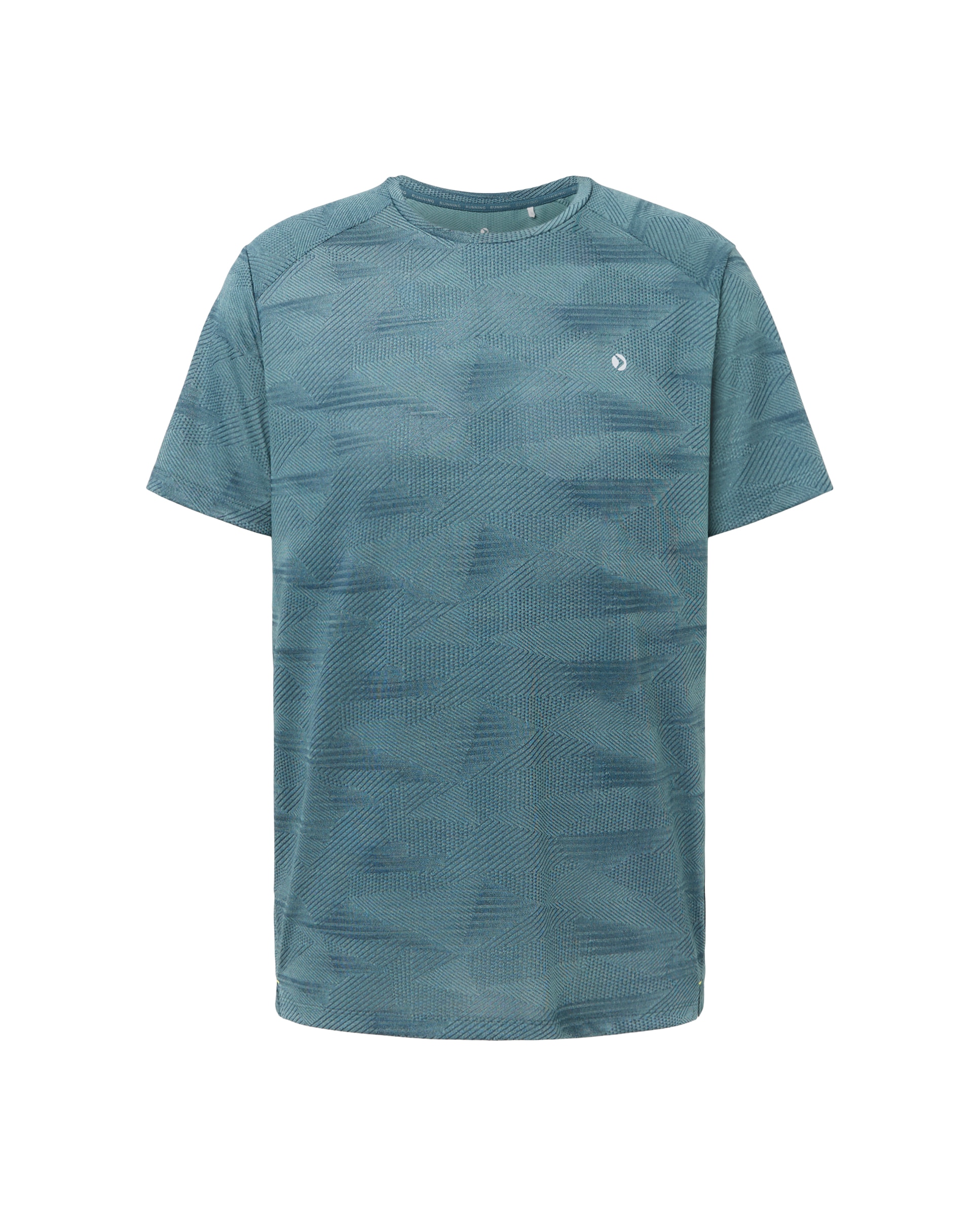 T-shirt de Running de Homem Verde-4