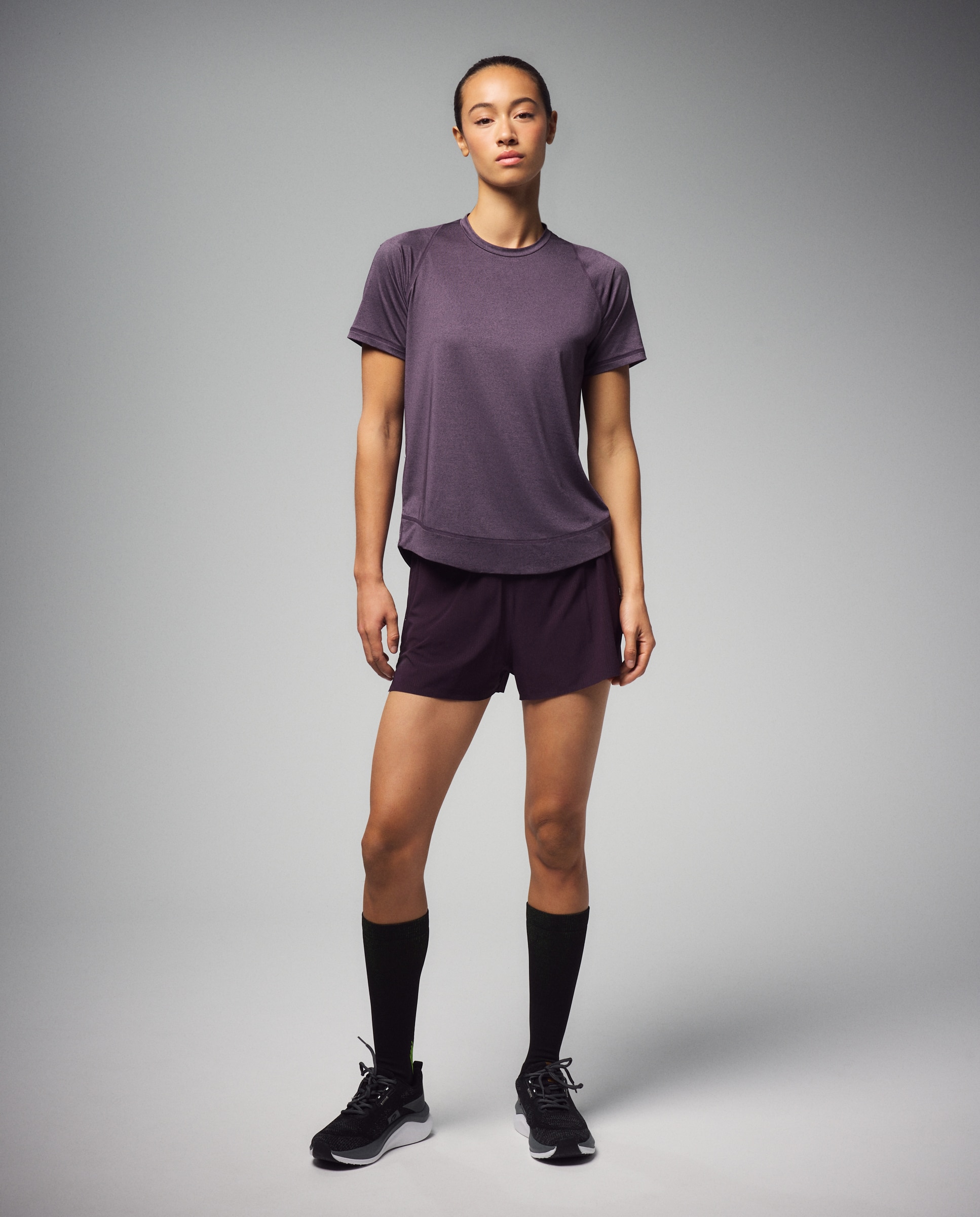 Camiseta de running de Boomerang de mujer - Purpura Purpura-2