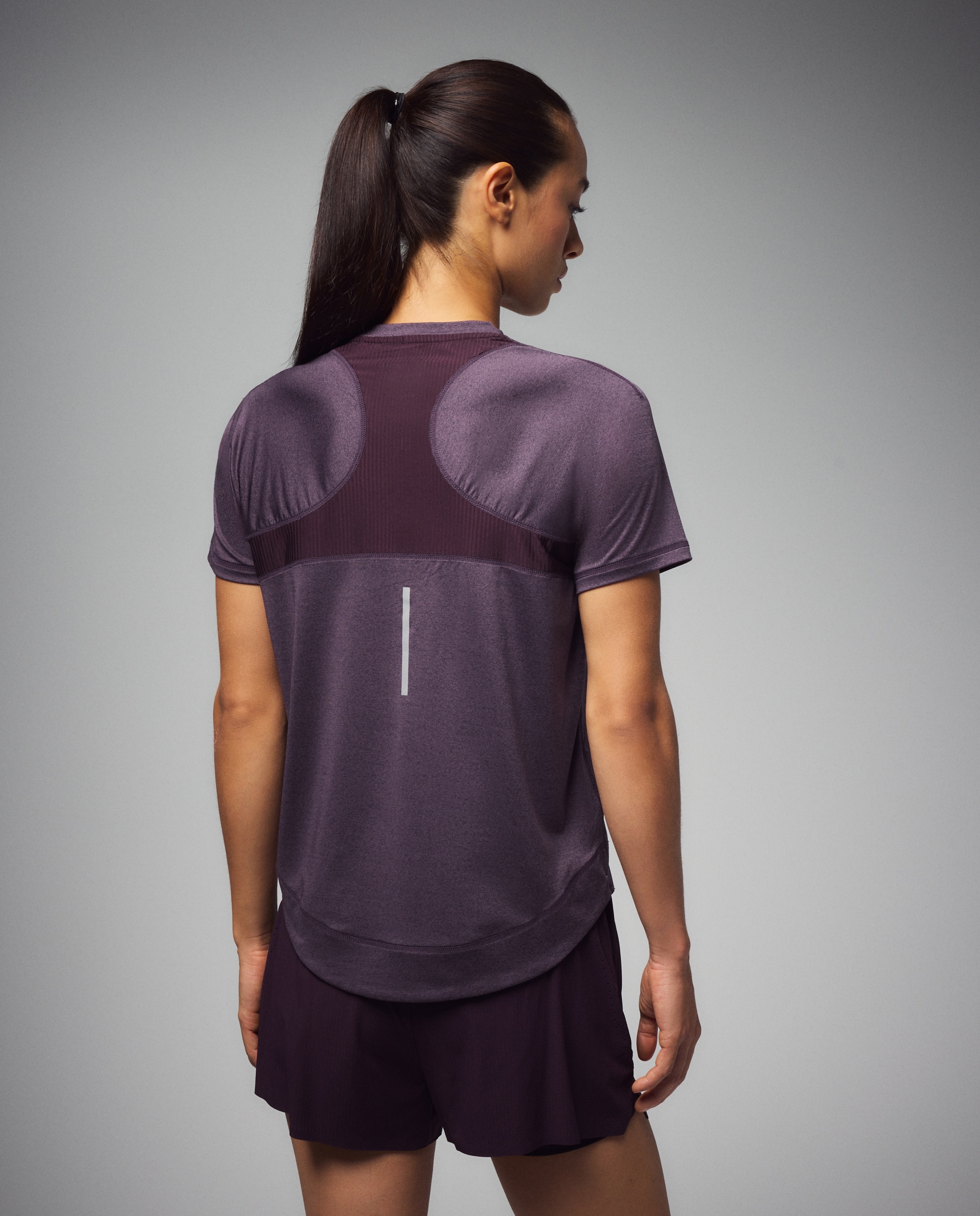 Camiseta de running de Boomerang de mujer - Purpura Purpura-3