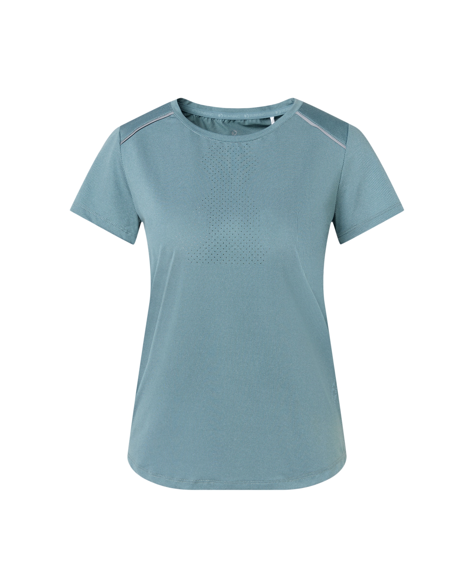 T-shirt de Running de Mulher Verde-4