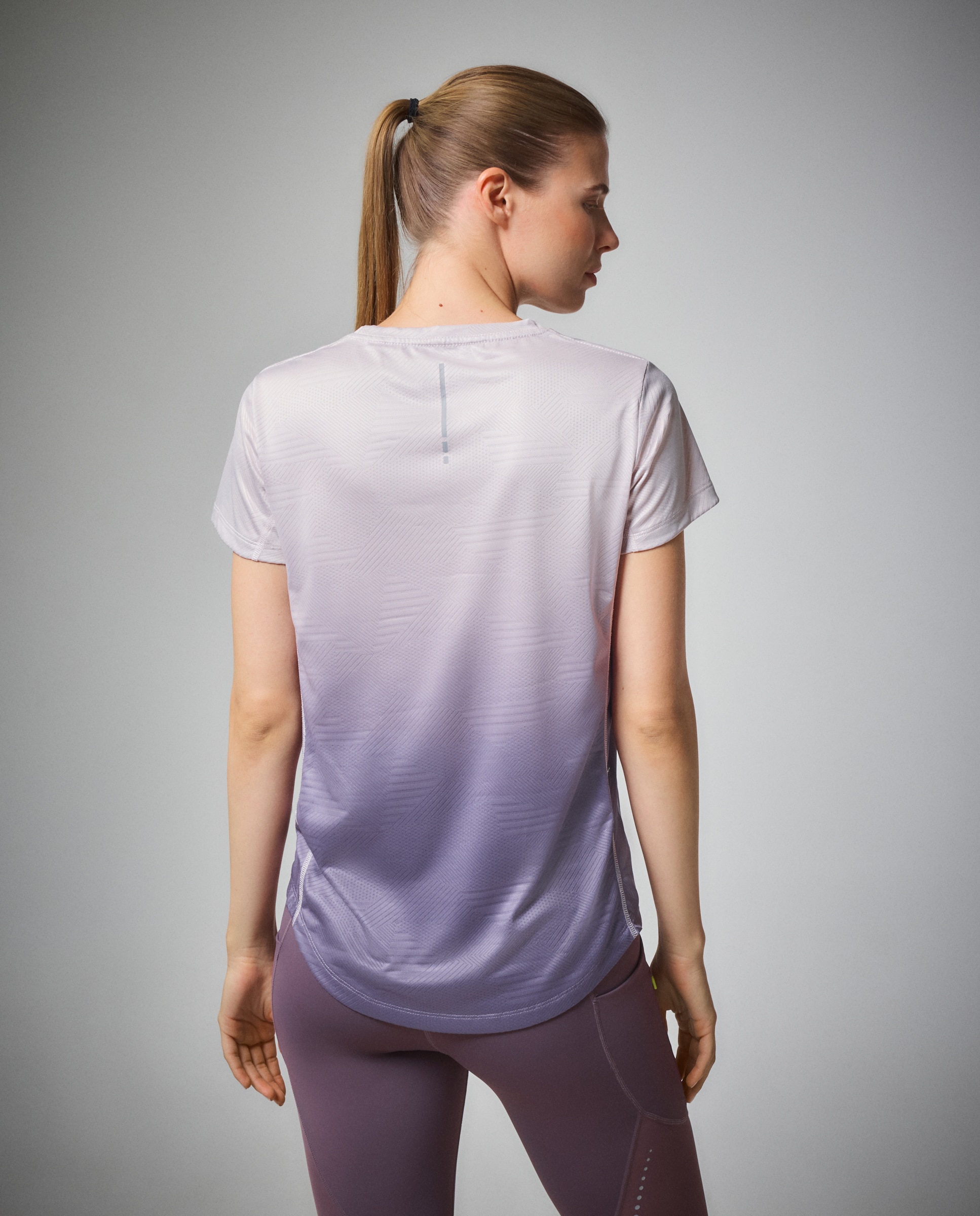 T-shirt de Running de Mulher Púrpura-3
