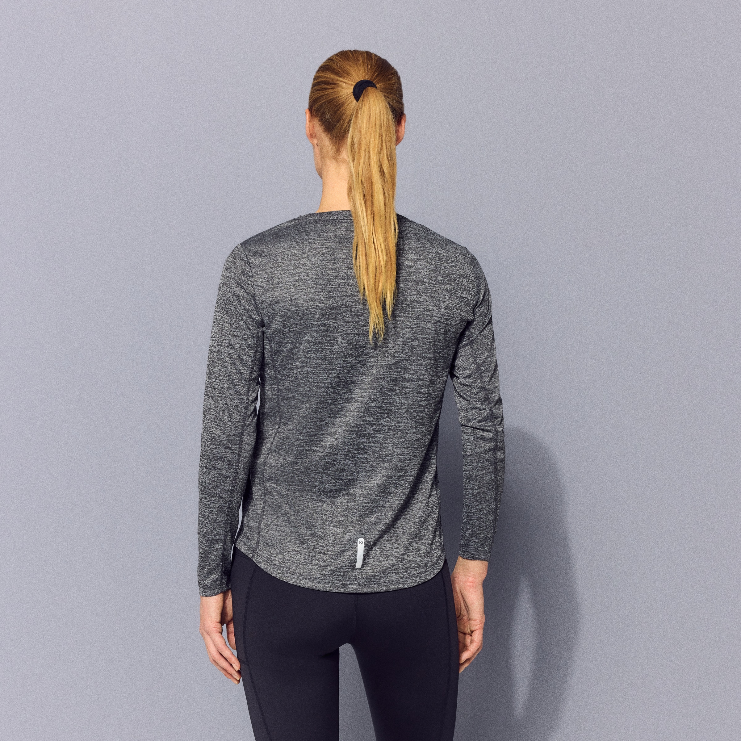 Camiseta de running de mujer Boomerang - Gris Gris-3