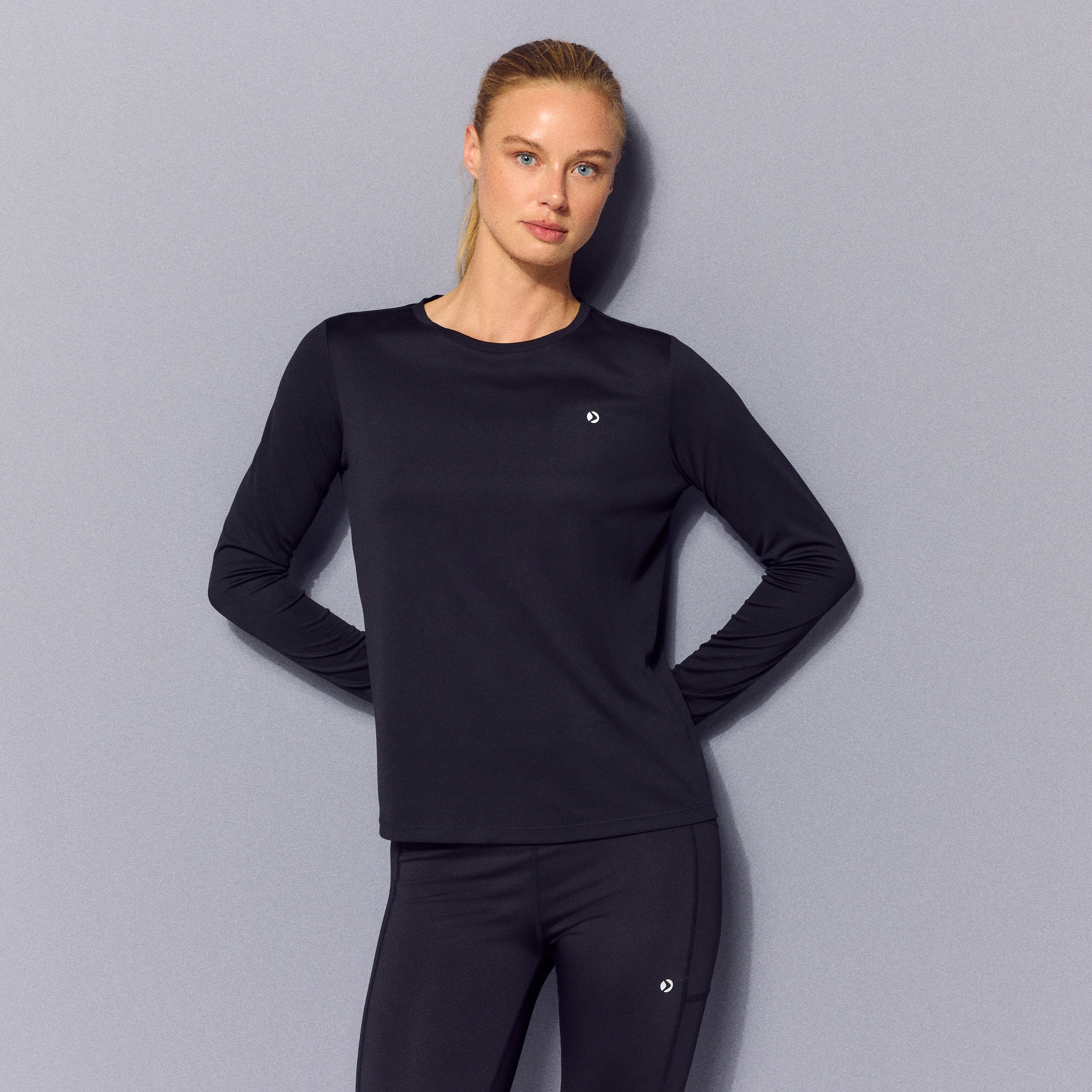 Camiseta de running de mujer Boomerang - Negro Negro-1