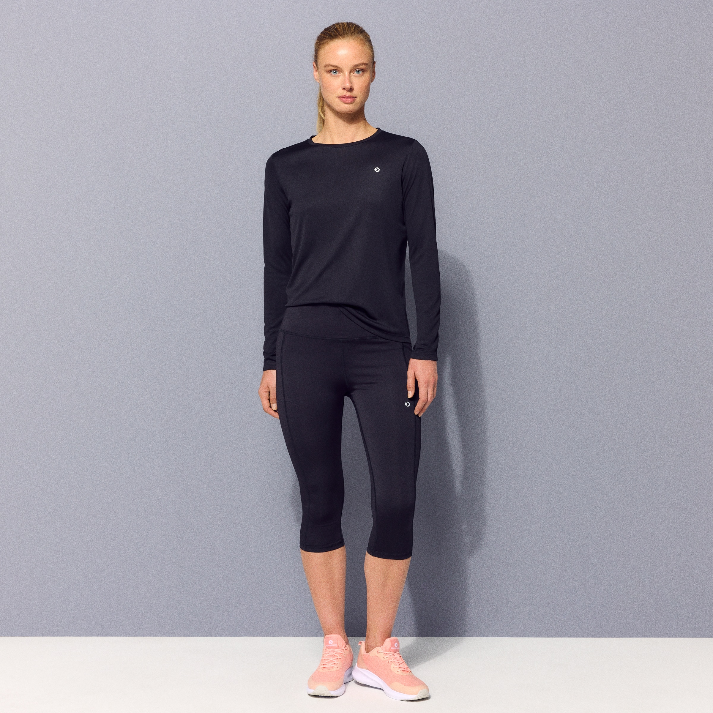 Camiseta de running de mujer Boomerang - Negro Negro-2