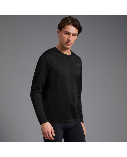 Camiseta de running de hombre Boomerang - Negro Negro-1