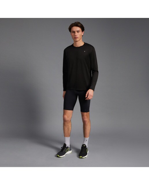 Camiseta de running de hombre Boomerang - Negro Negro-2