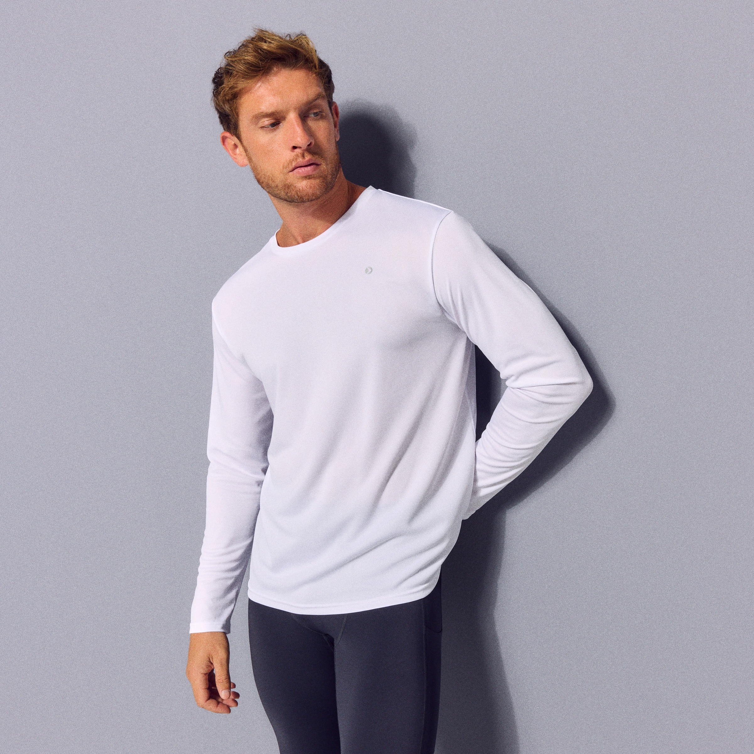 Camiseta de running de hombre Boomerang - Blanco Blanco-1