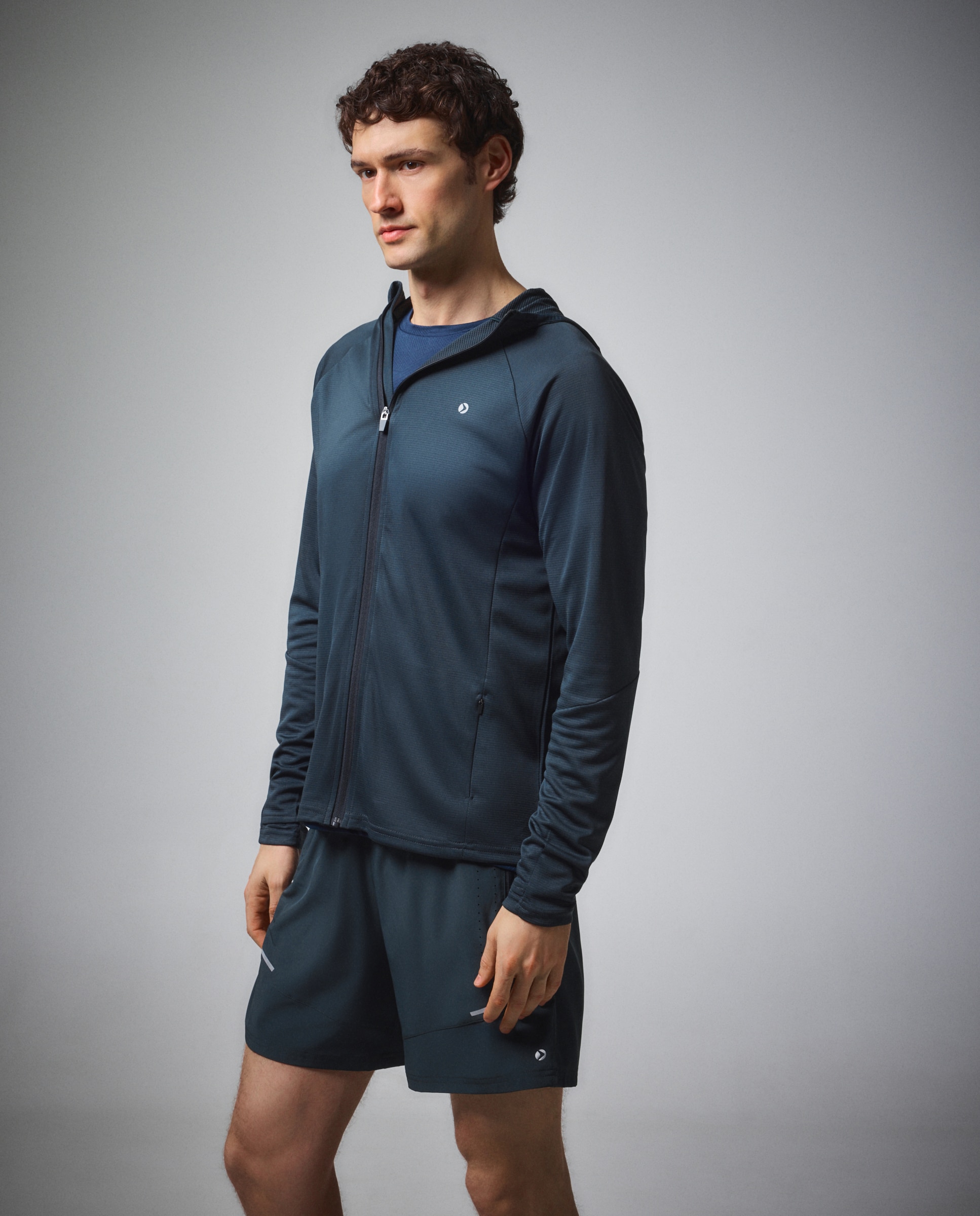 Sweatshirt de Running de Homem Verde-2