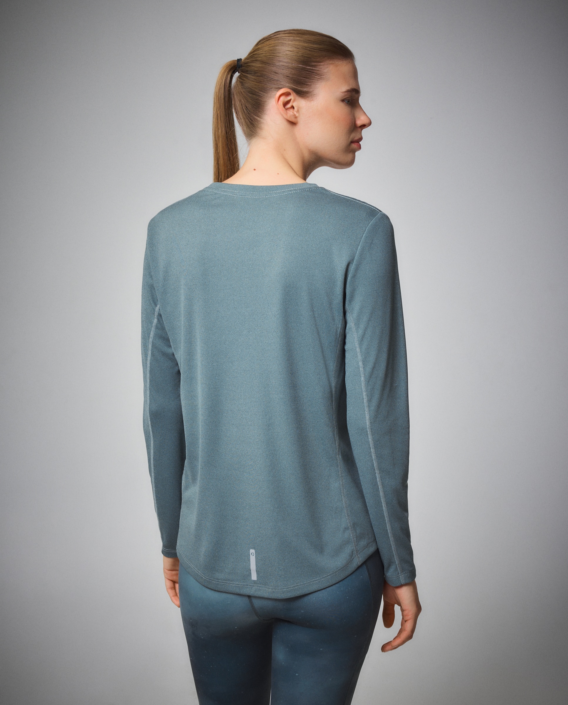 T-shirt de Running de Mulher 400 Azul-3