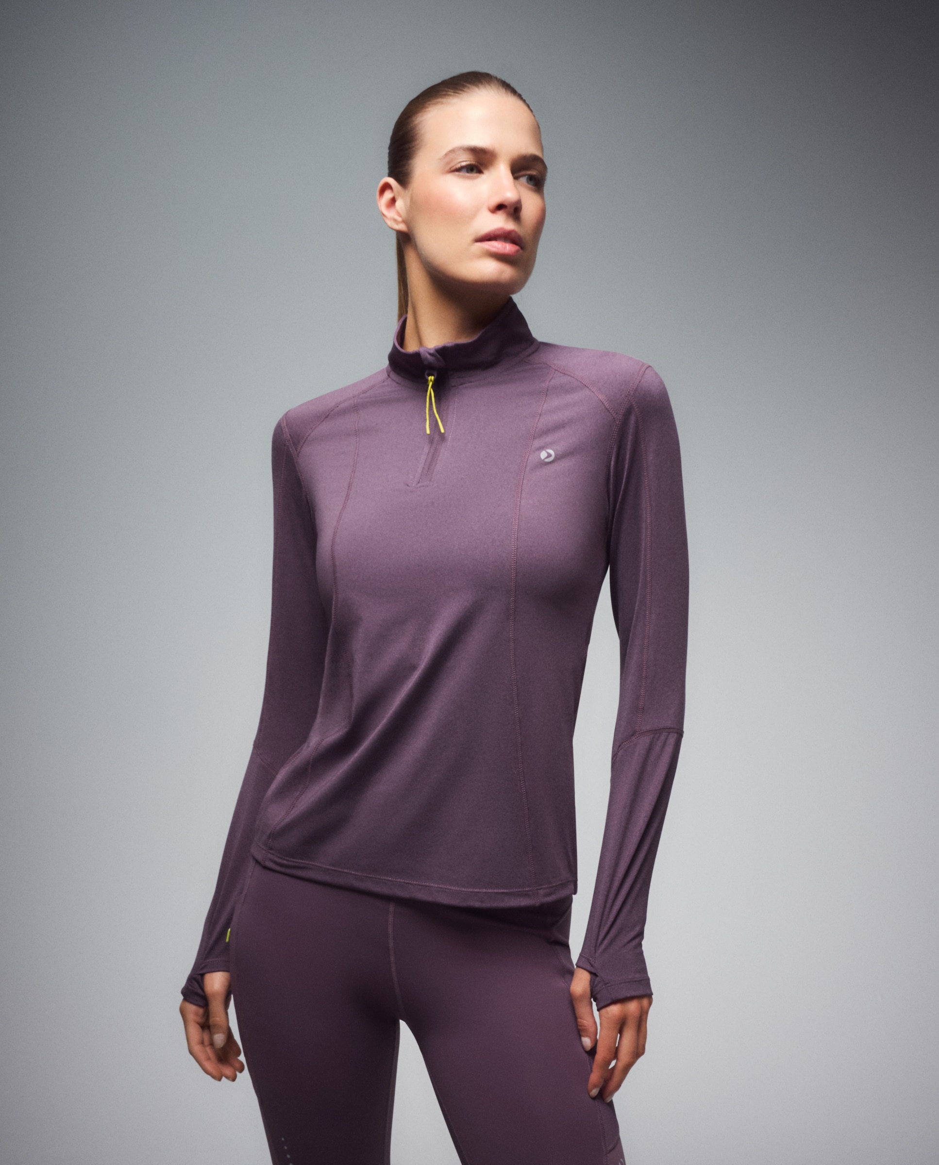 T-shirt de Running de Mulher Púrpura-2