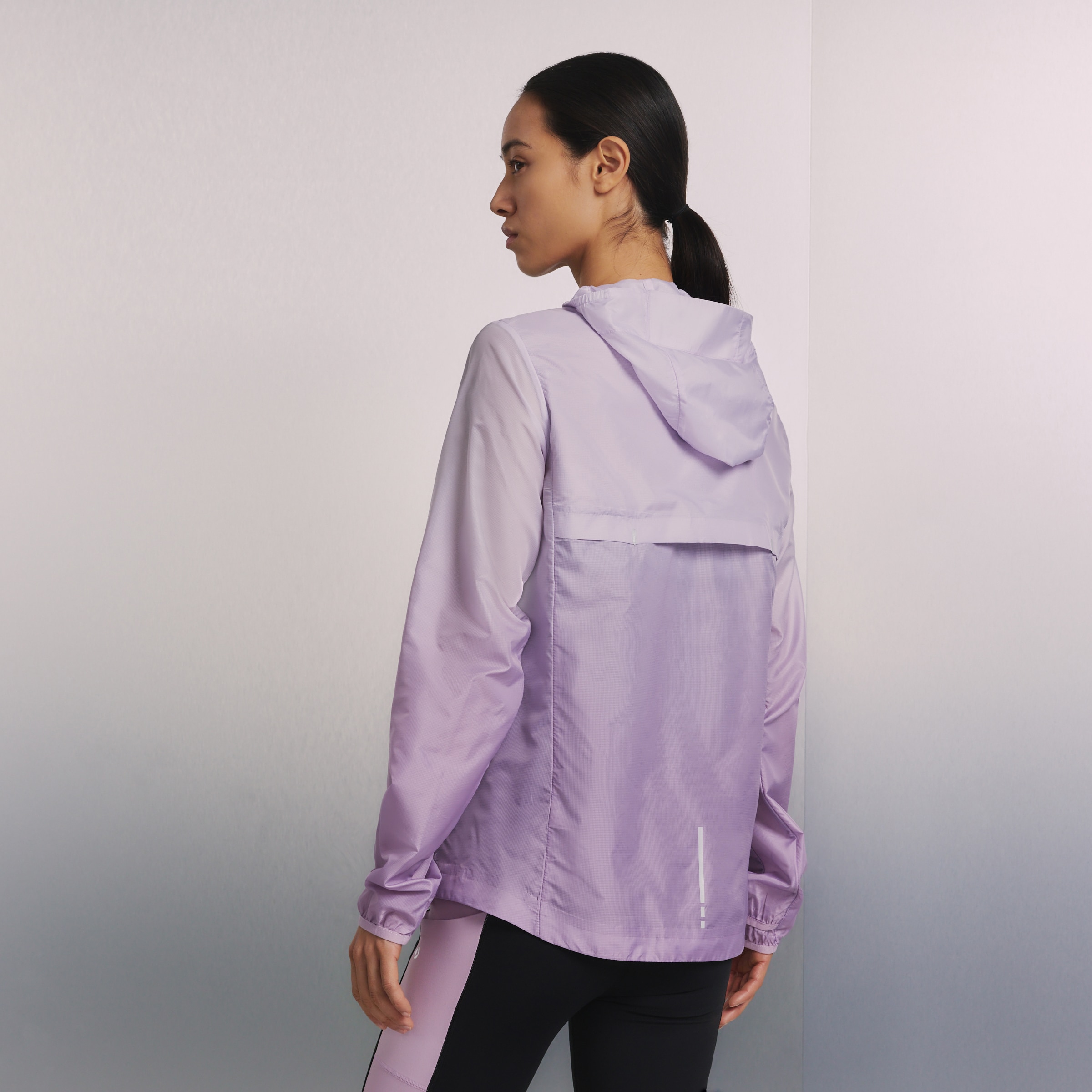 Corta-Vento de Running de Mulher Lilás-4