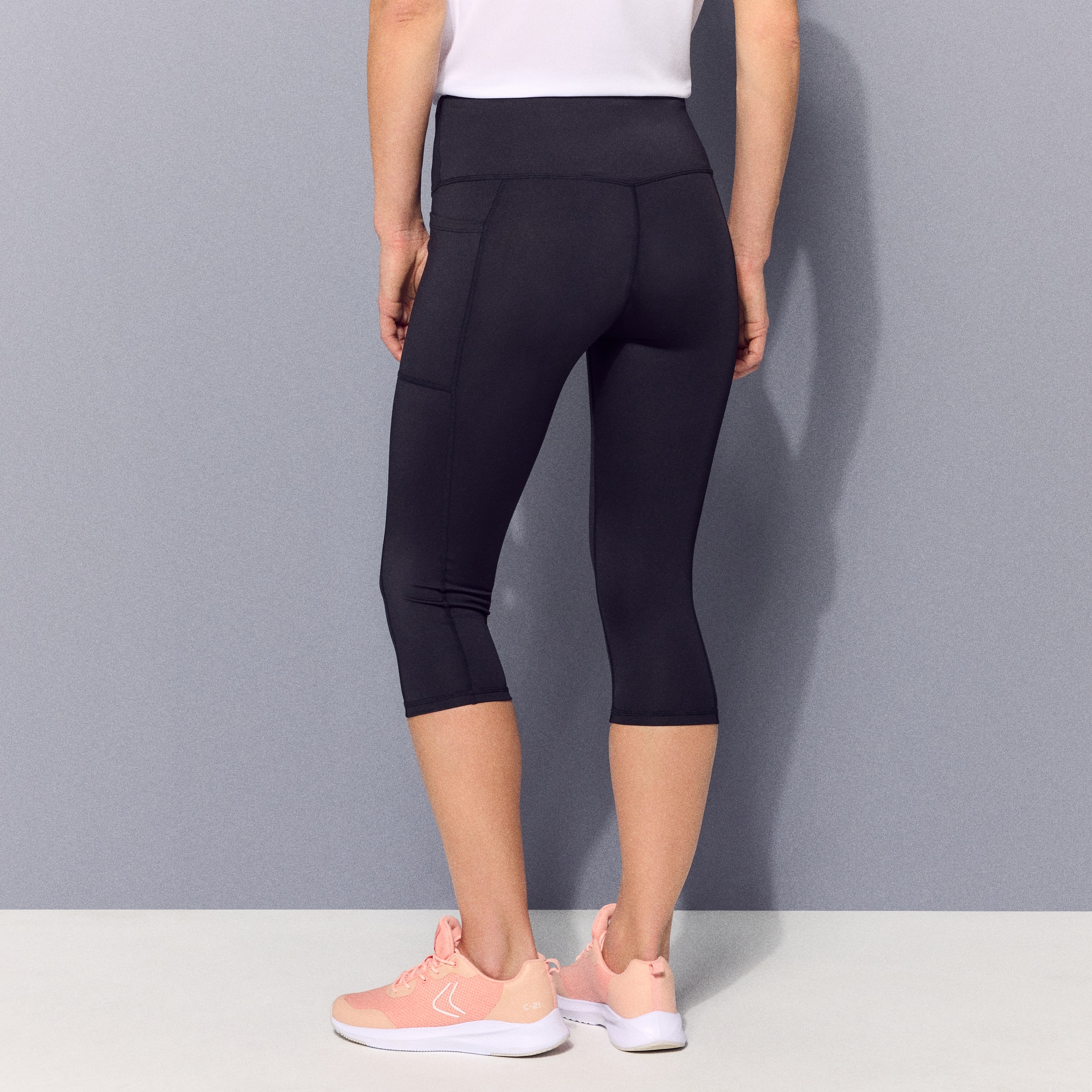 Leggings de Running de Mulher Preto-3