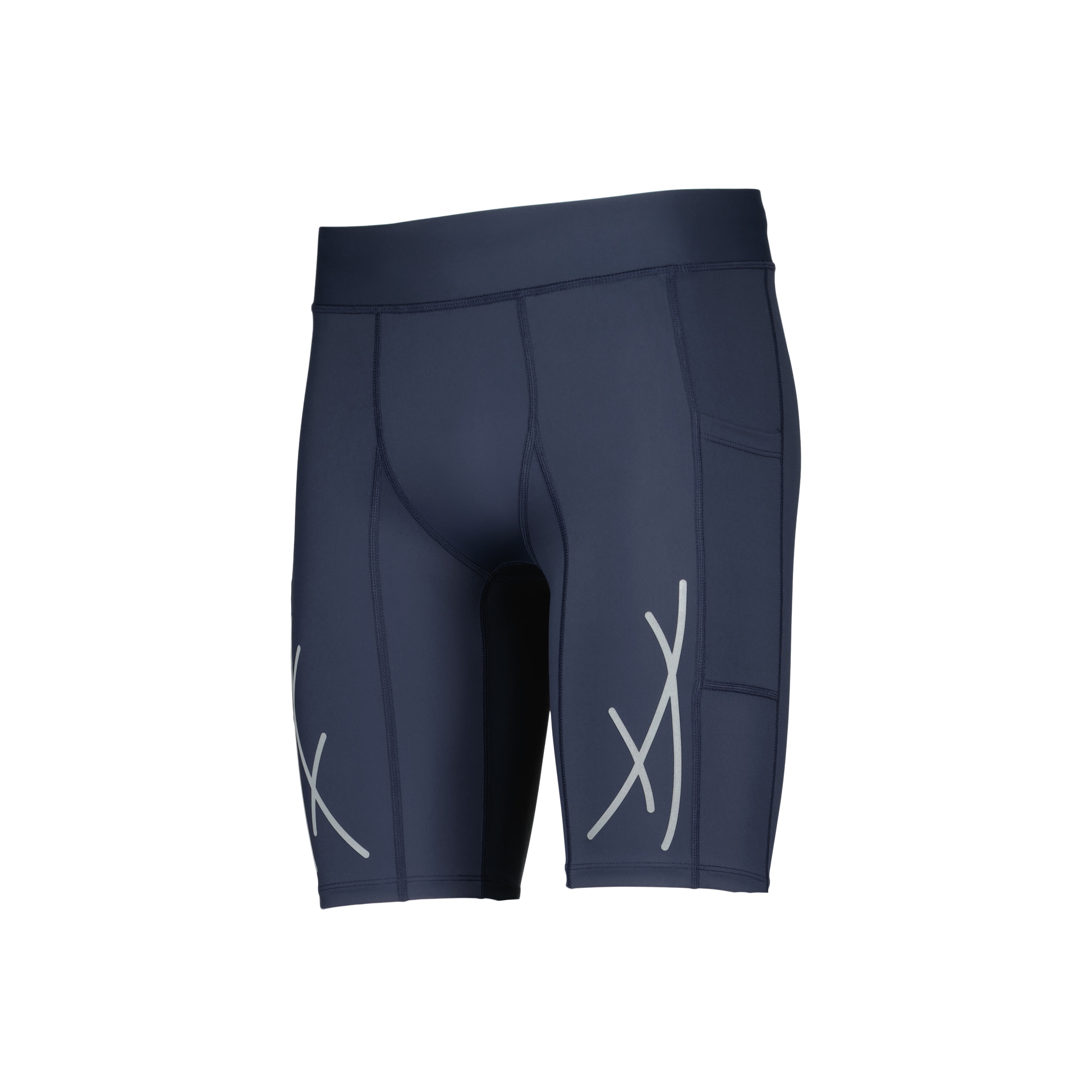Leggings de Running de Homem Azul-marinho-4