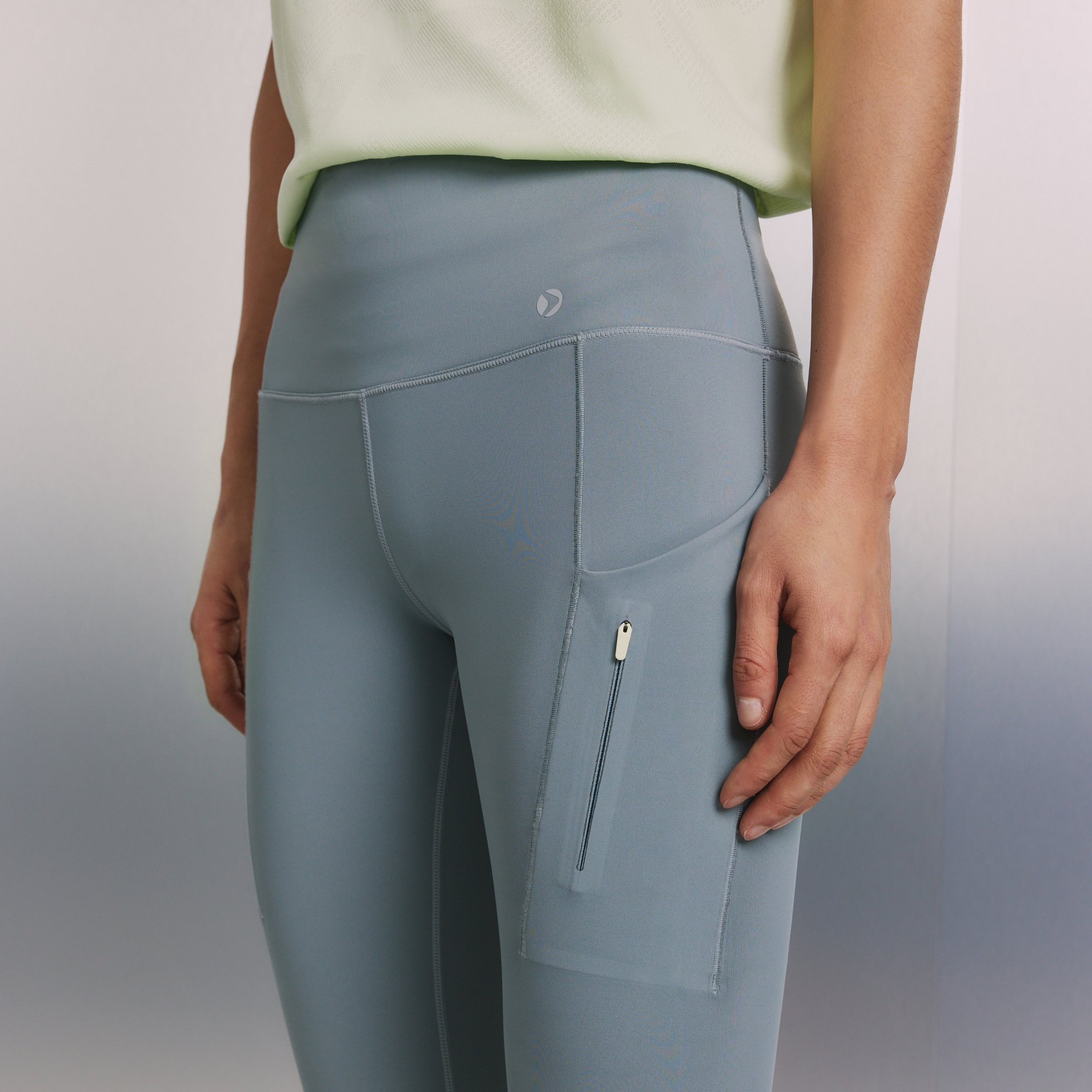 Leggings de Running de Mulher Verde-escuro-4