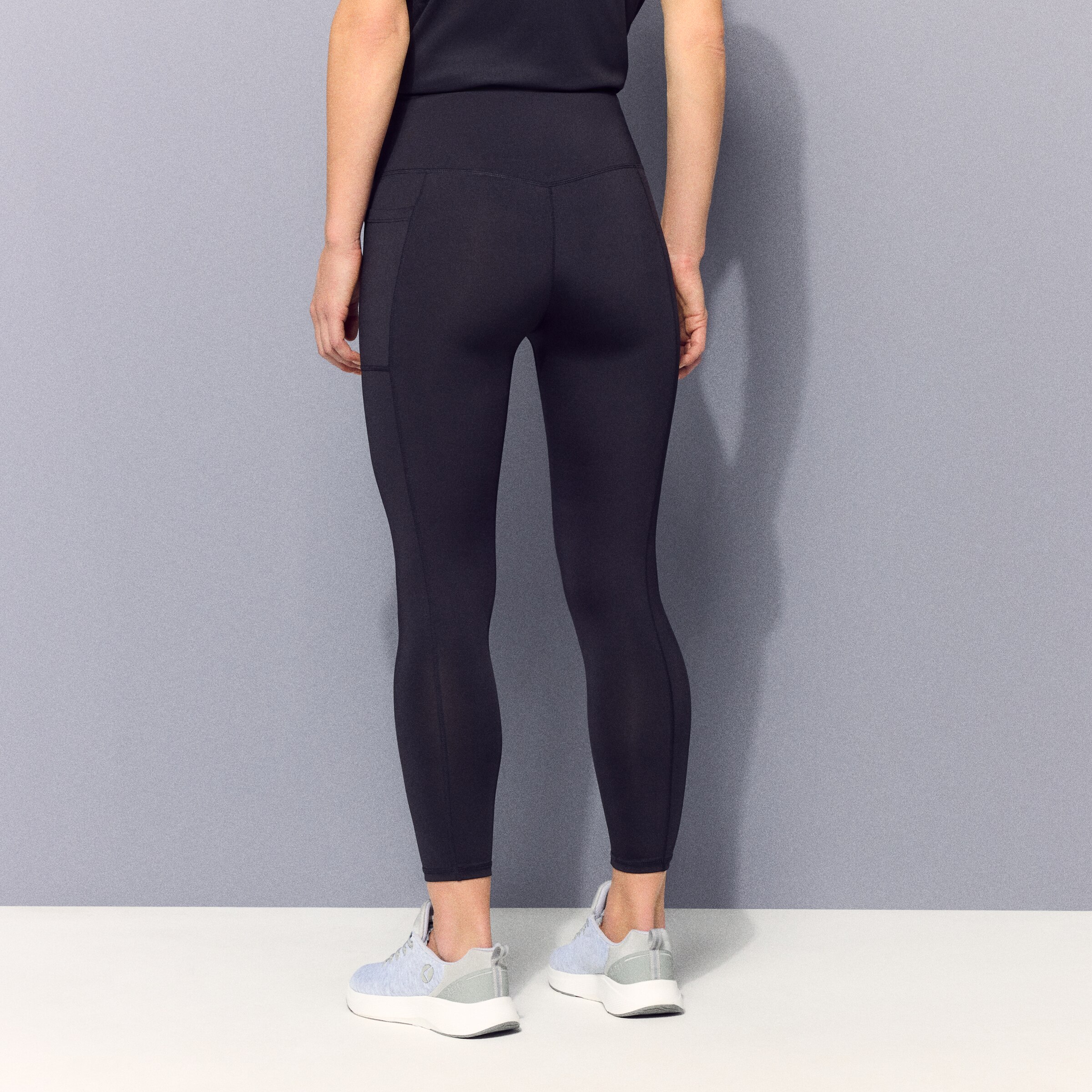Leggings de Running de Mulher Preto-3