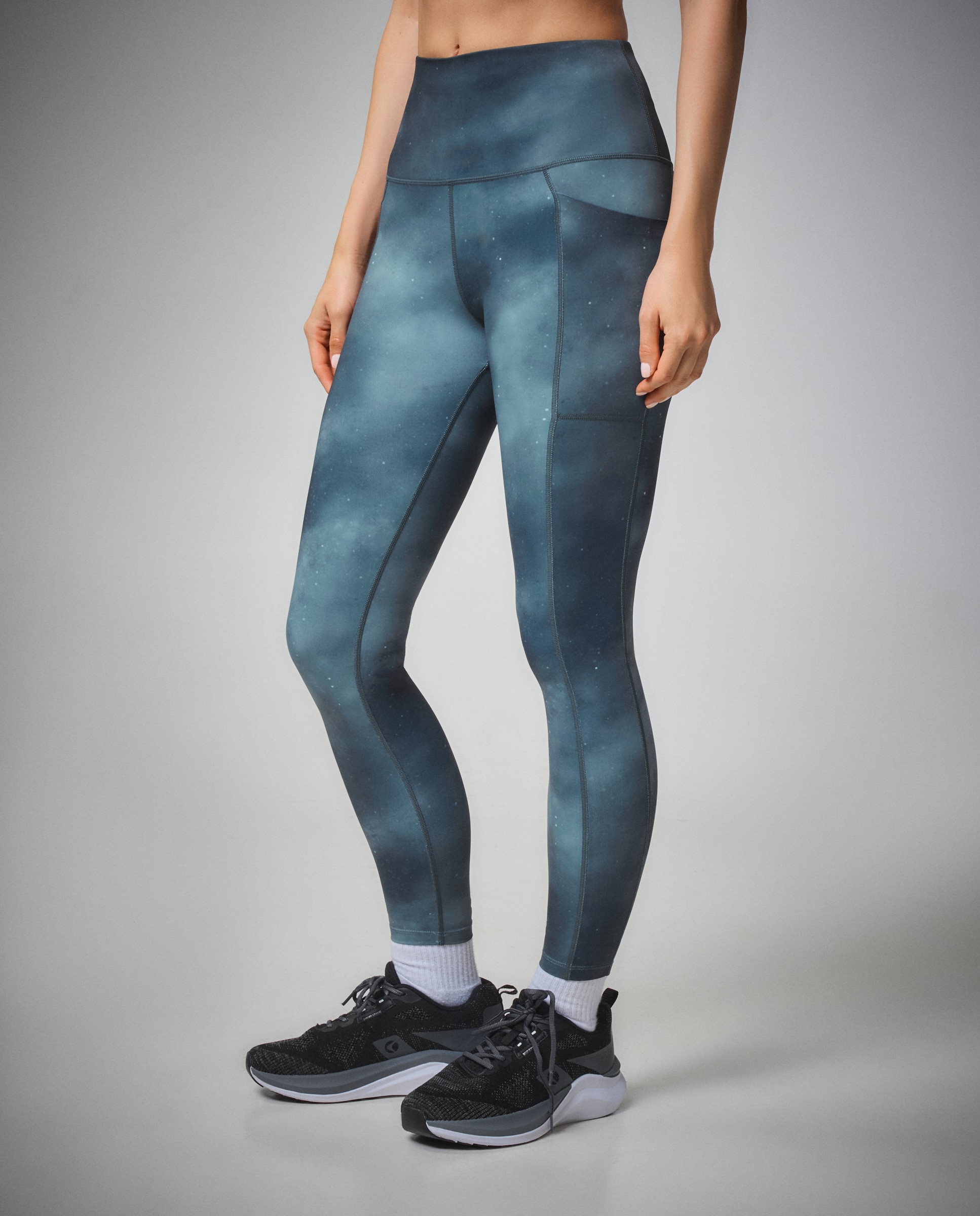 Leggings de Running de Mulher Verde-2