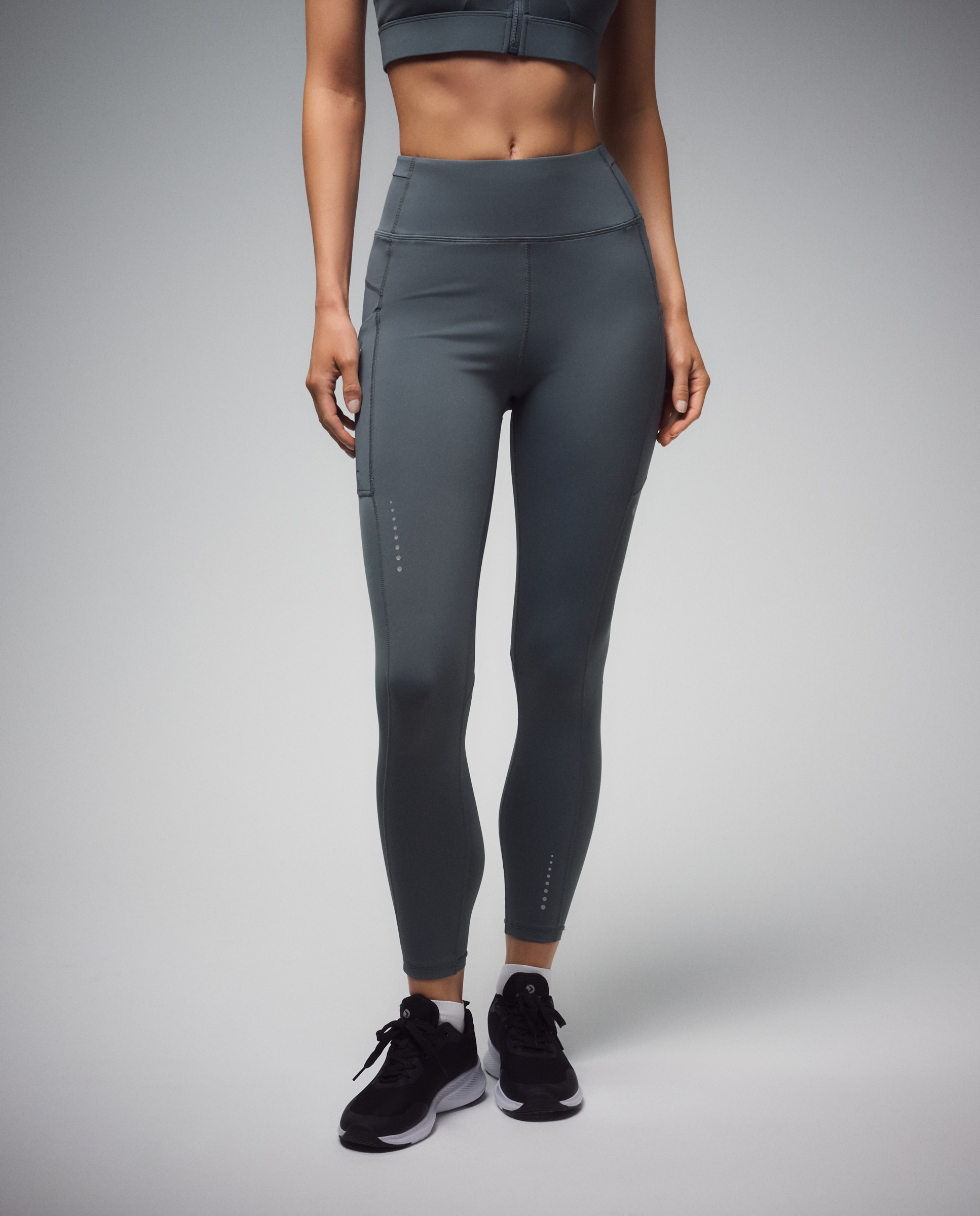 Leggings de Running de Mulher Verde-2
