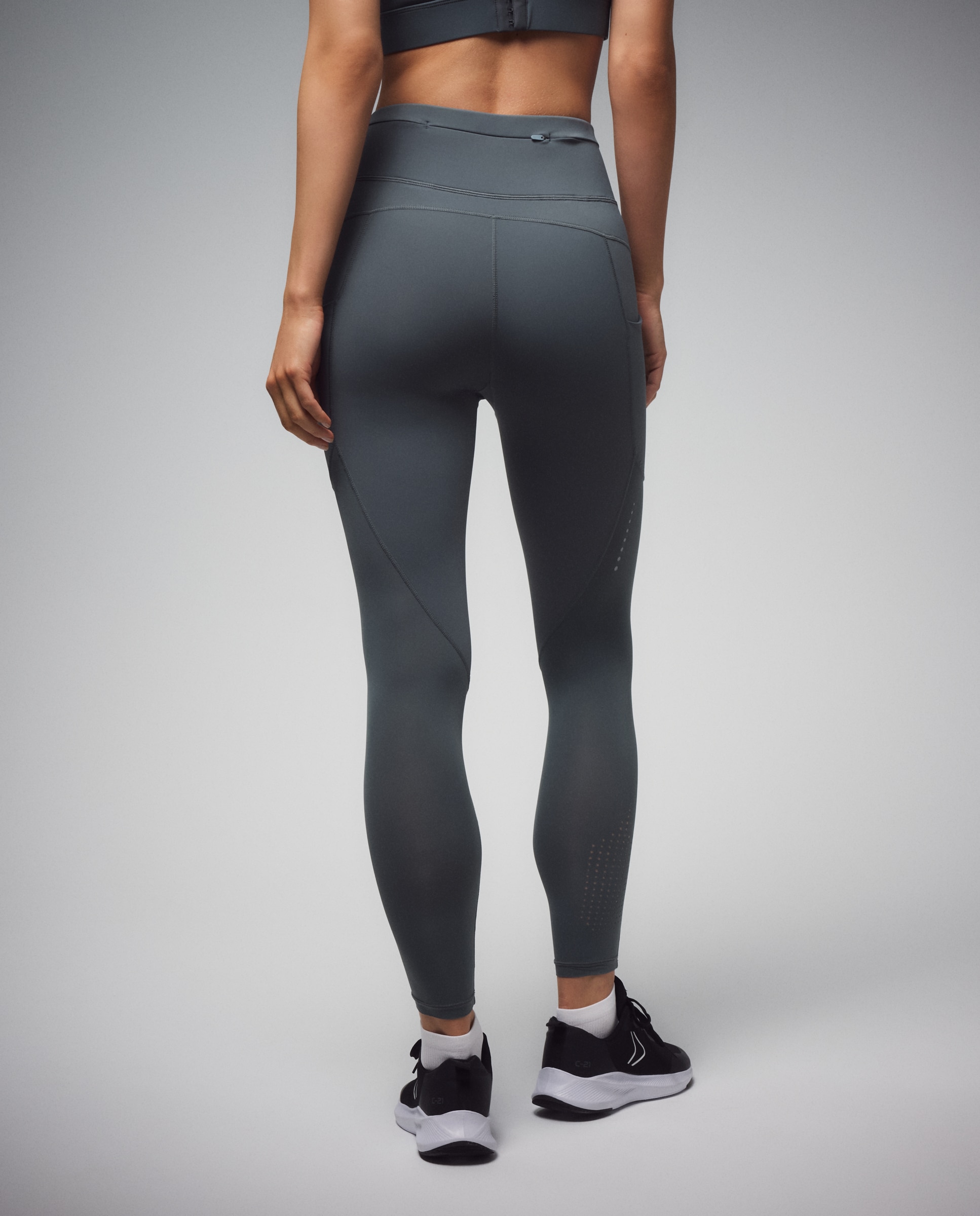 Leggings de Running de Mulher Verde-3