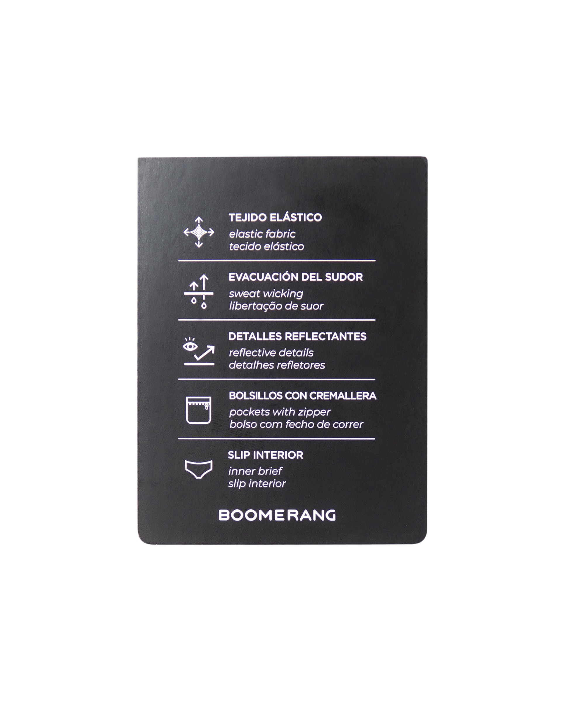 Pantalón corto de running de Boomerang de hombre - Gris claro Gris claro-6
