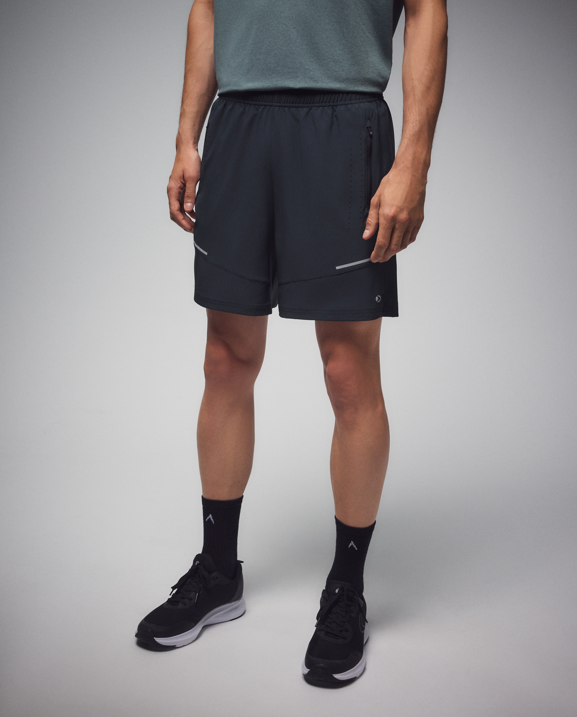 Pantalón corto de running de Boomerang de hombre - Verde Verde-2
