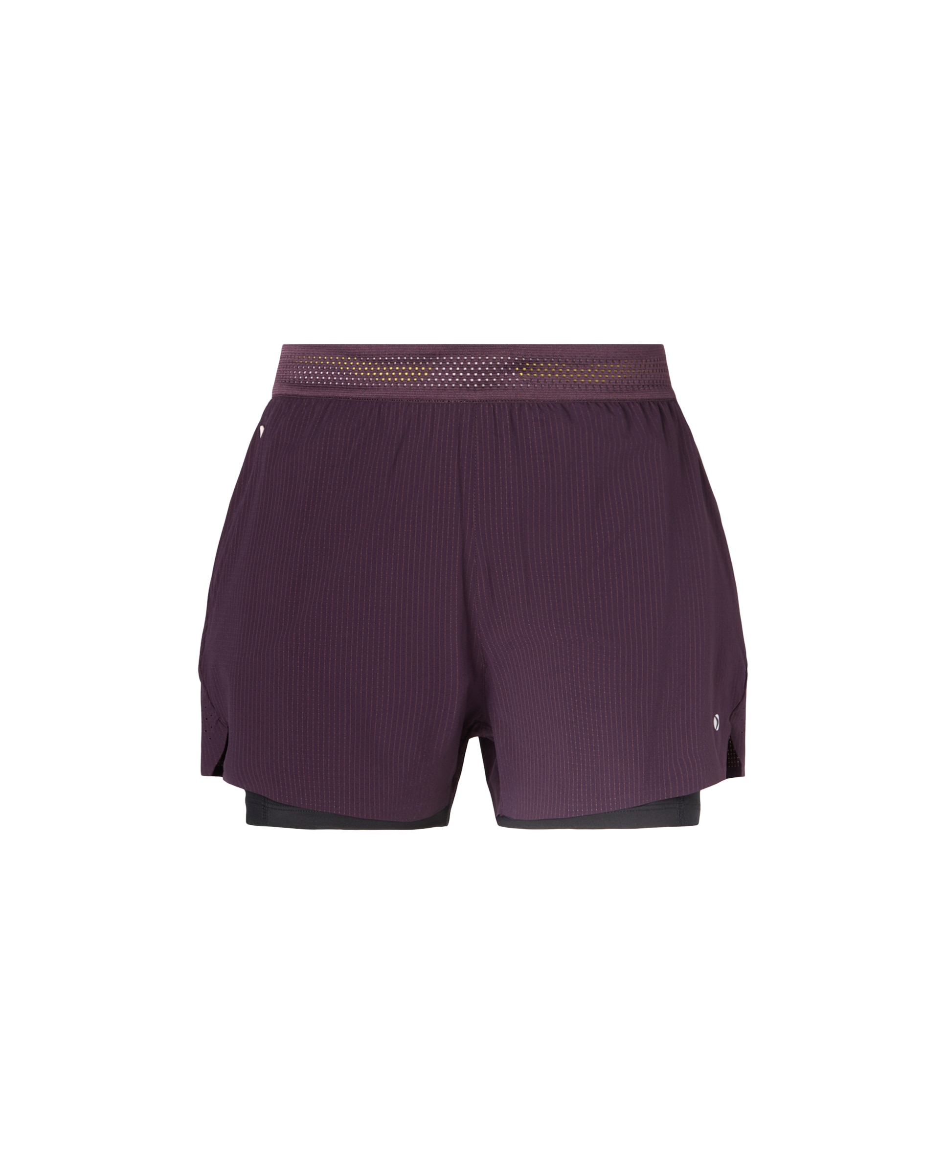 short 2 en 1 de running de mujer - Purpura Purpura-1