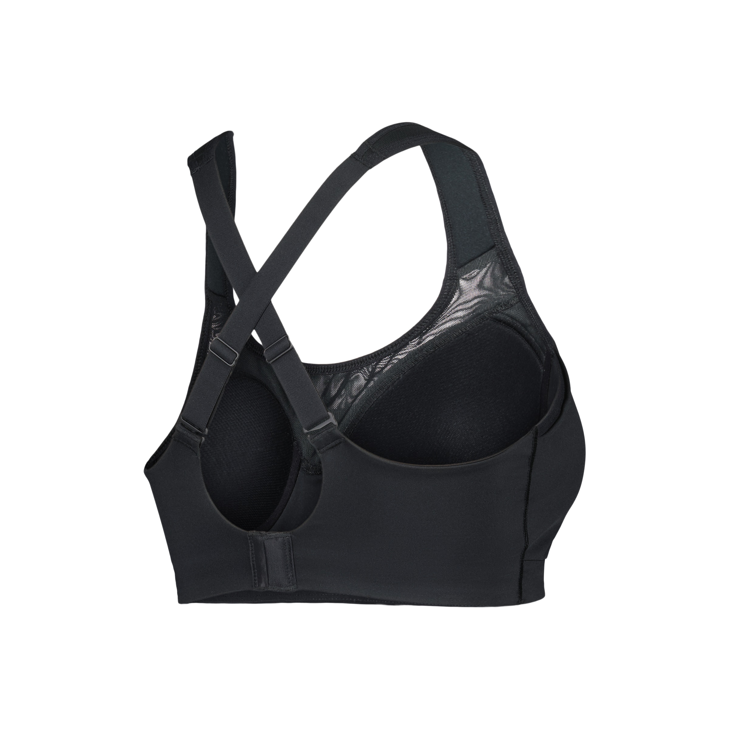 Top de Running de Alto Impacto de Mulher Preto-5
