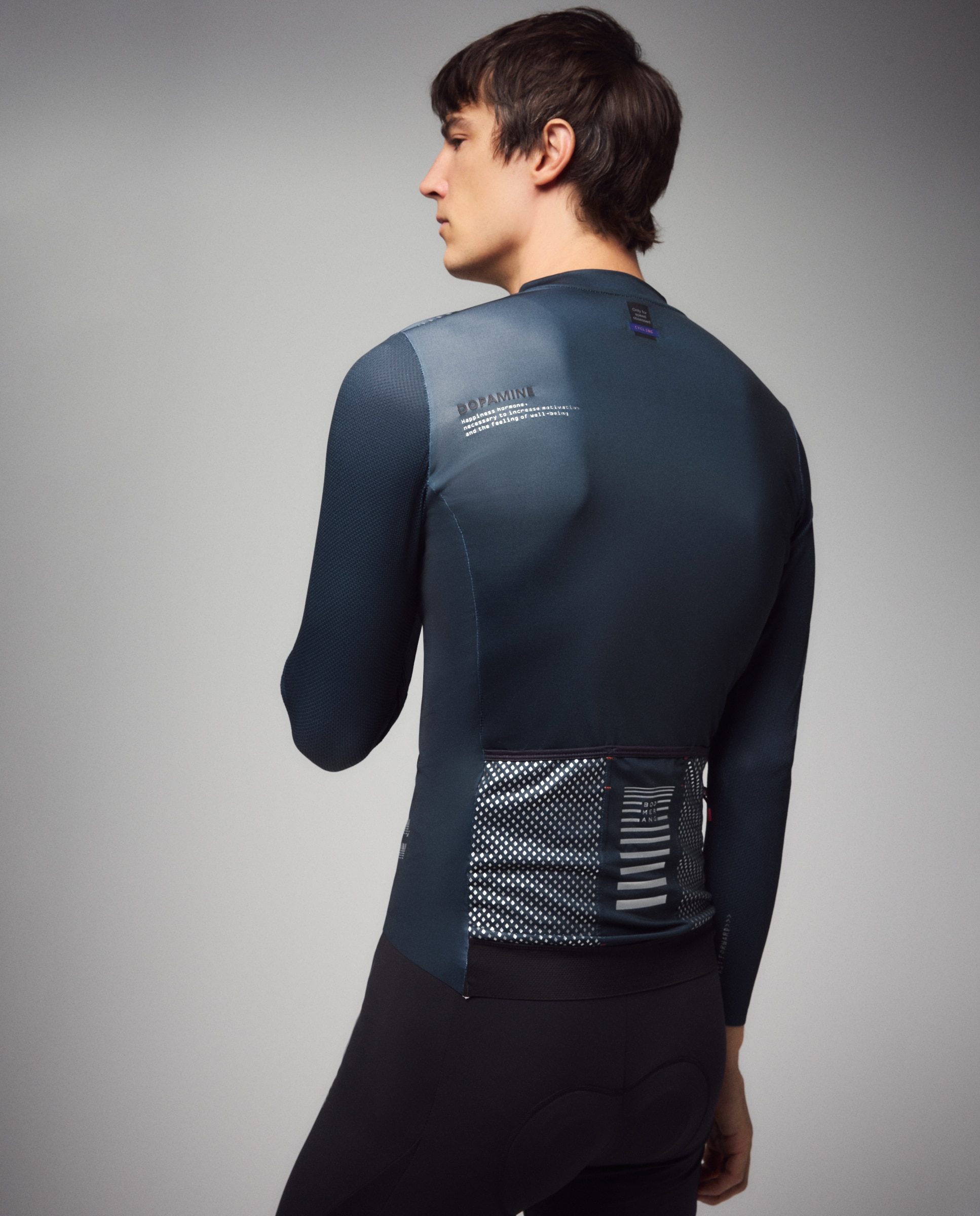 Camisola Desportiva de Ciclismo de Homem Verde-3