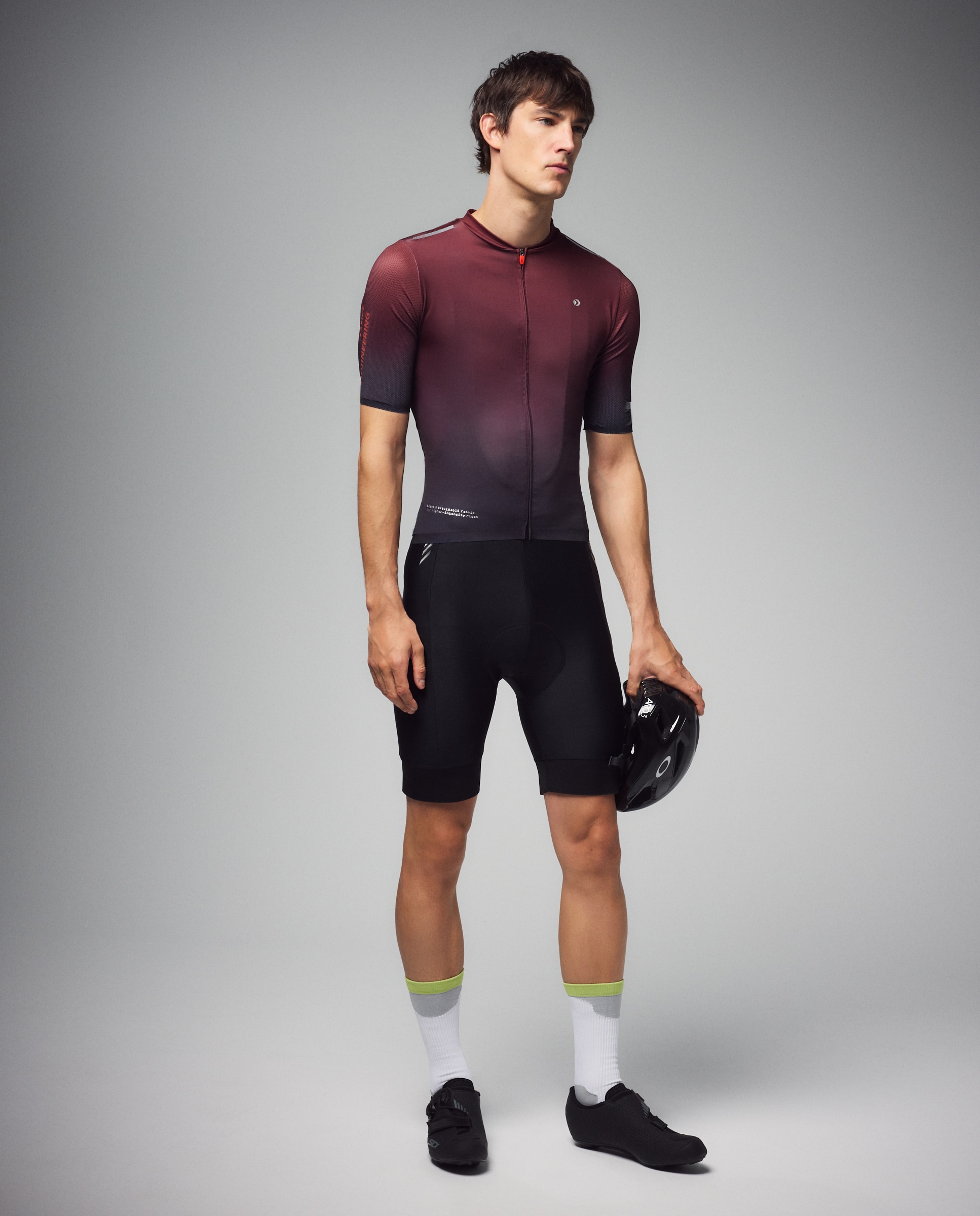 Imagen 2 de Maillot de ciclismo de Boomerang de hombre - Burdeos Burdeos