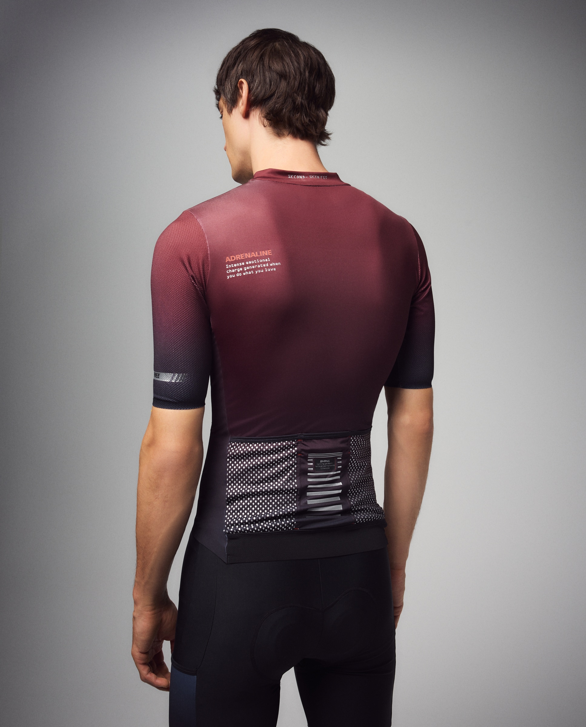 Imagen 3 de Maillot de ciclismo de Boomerang de hombre - Burdeos Burdeos