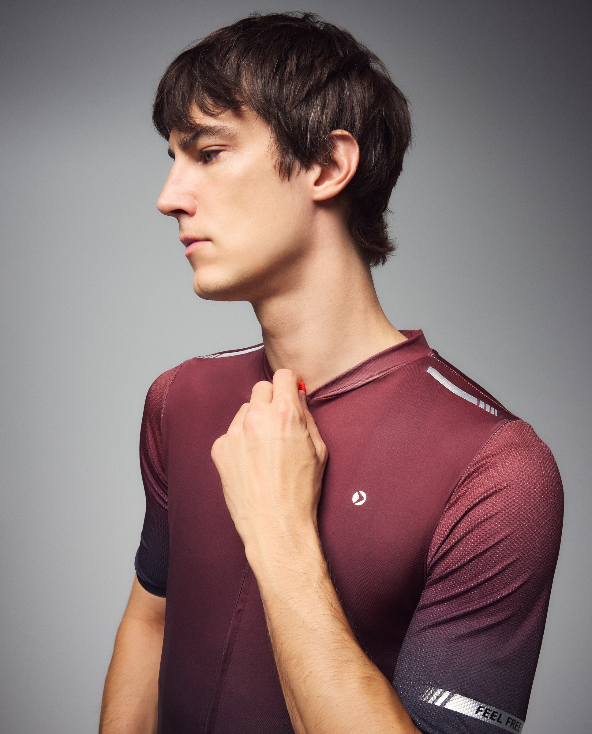 Imagen 4 de Maillot de ciclismo de Boomerang de hombre - Burdeos Burdeos