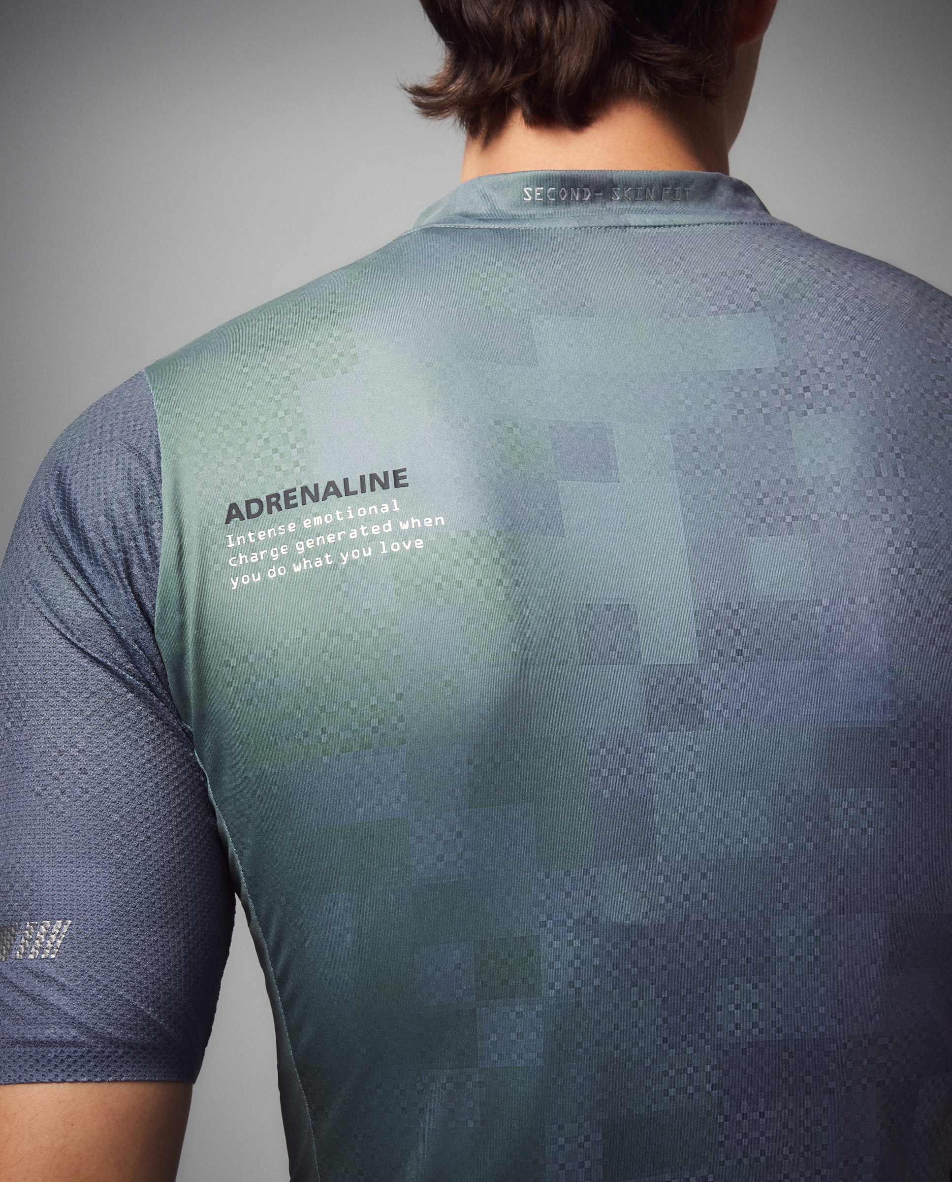 Camisola Desportiva de Ciclismo de Homem Verde-4