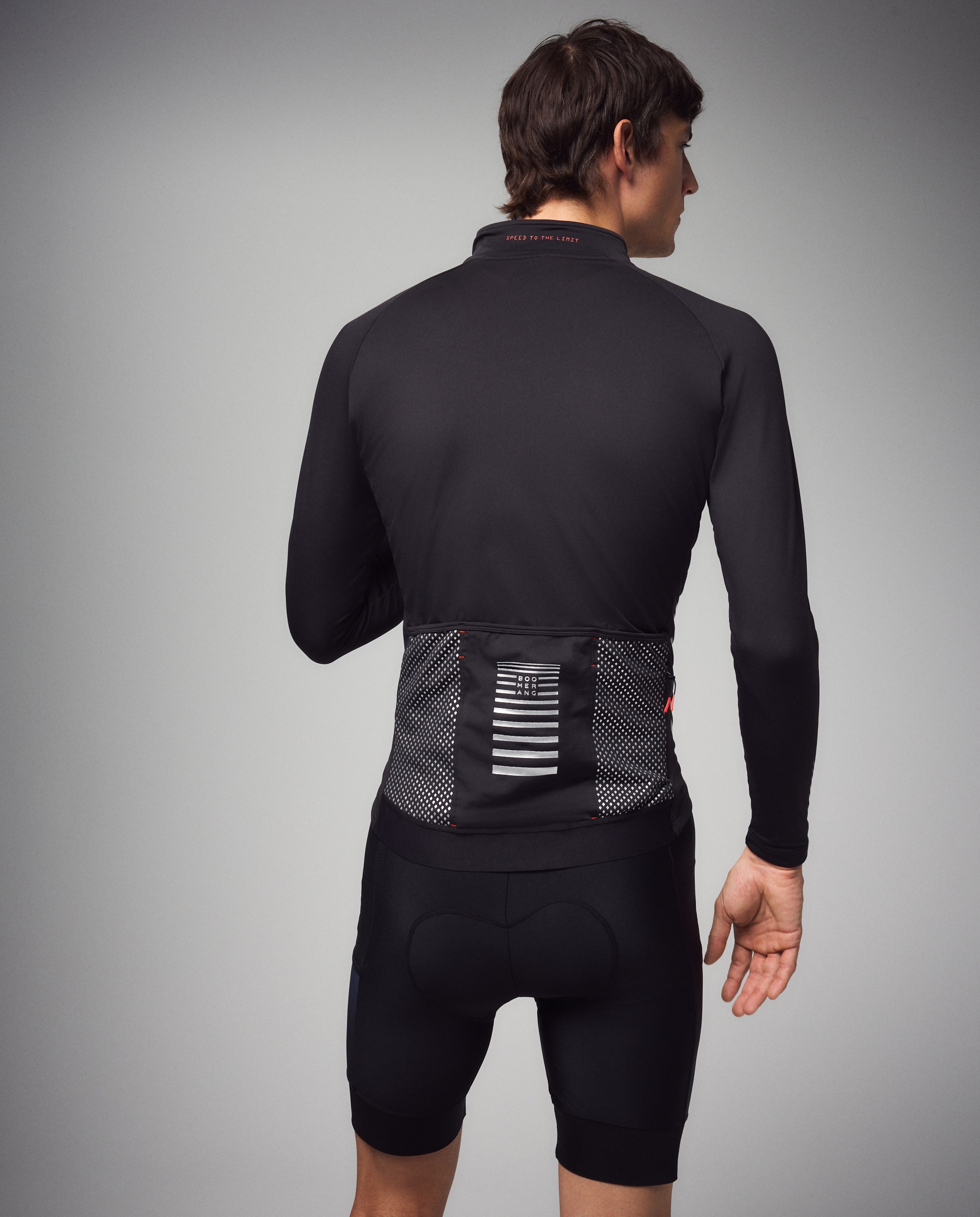 Casaco de Ciclismo de Homem Preto-3