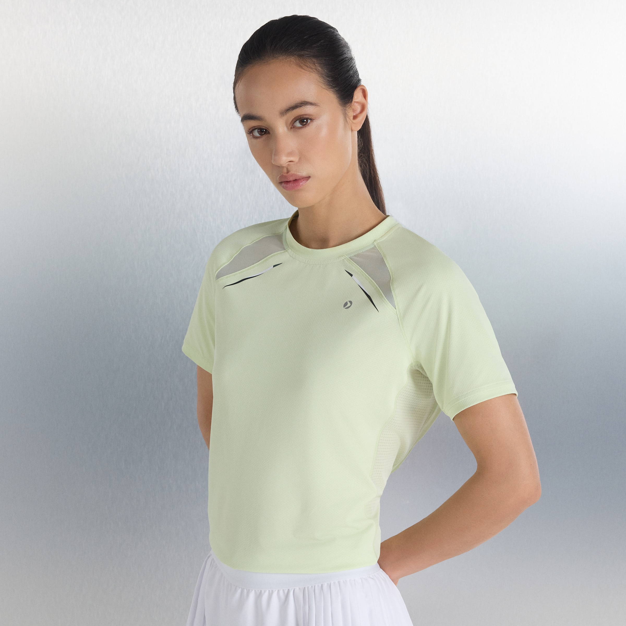 T-shirt de Pádel / Ténis Boomerang Verde-1