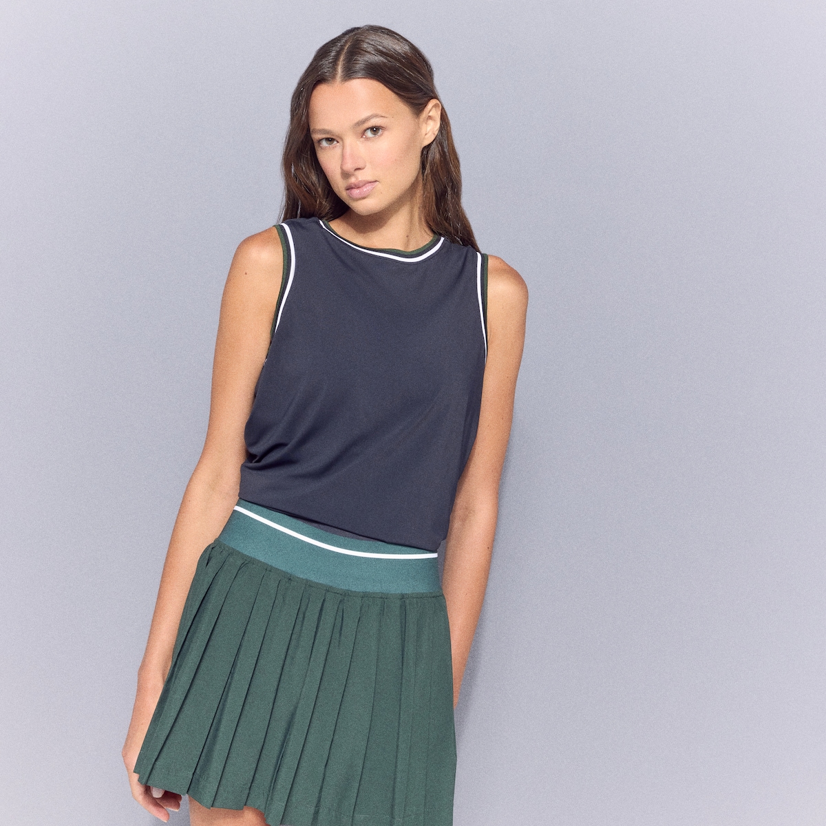 T-shirt de Padel/Ténis de Mulher Preto-1